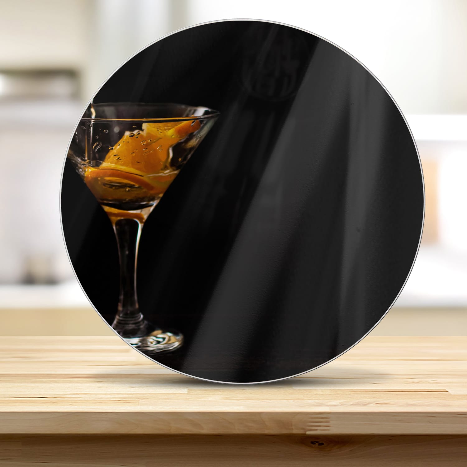 Snijplank Rond - Gehard Glas - Coctail