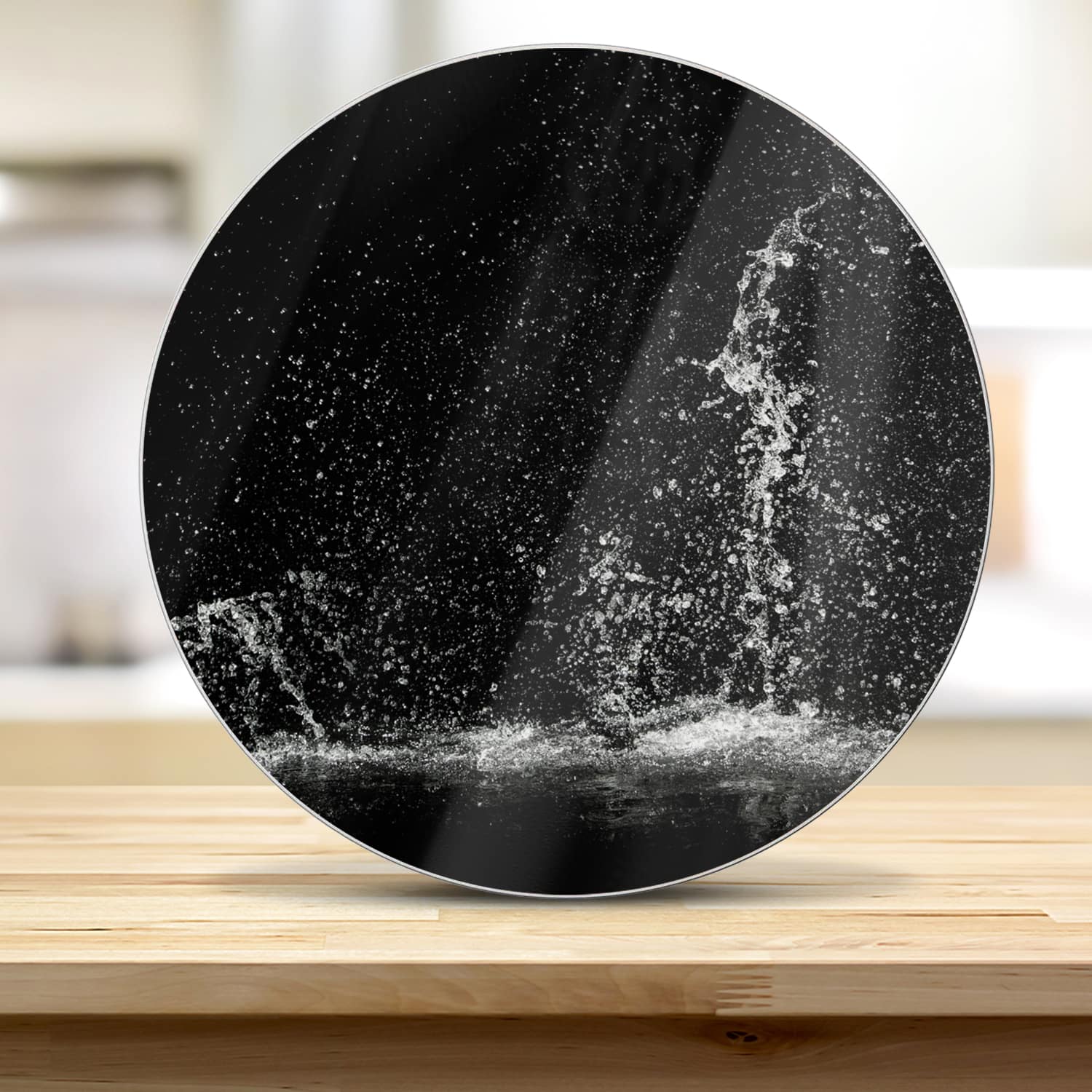 Snijplank Rond - Gehard Glas - Splash