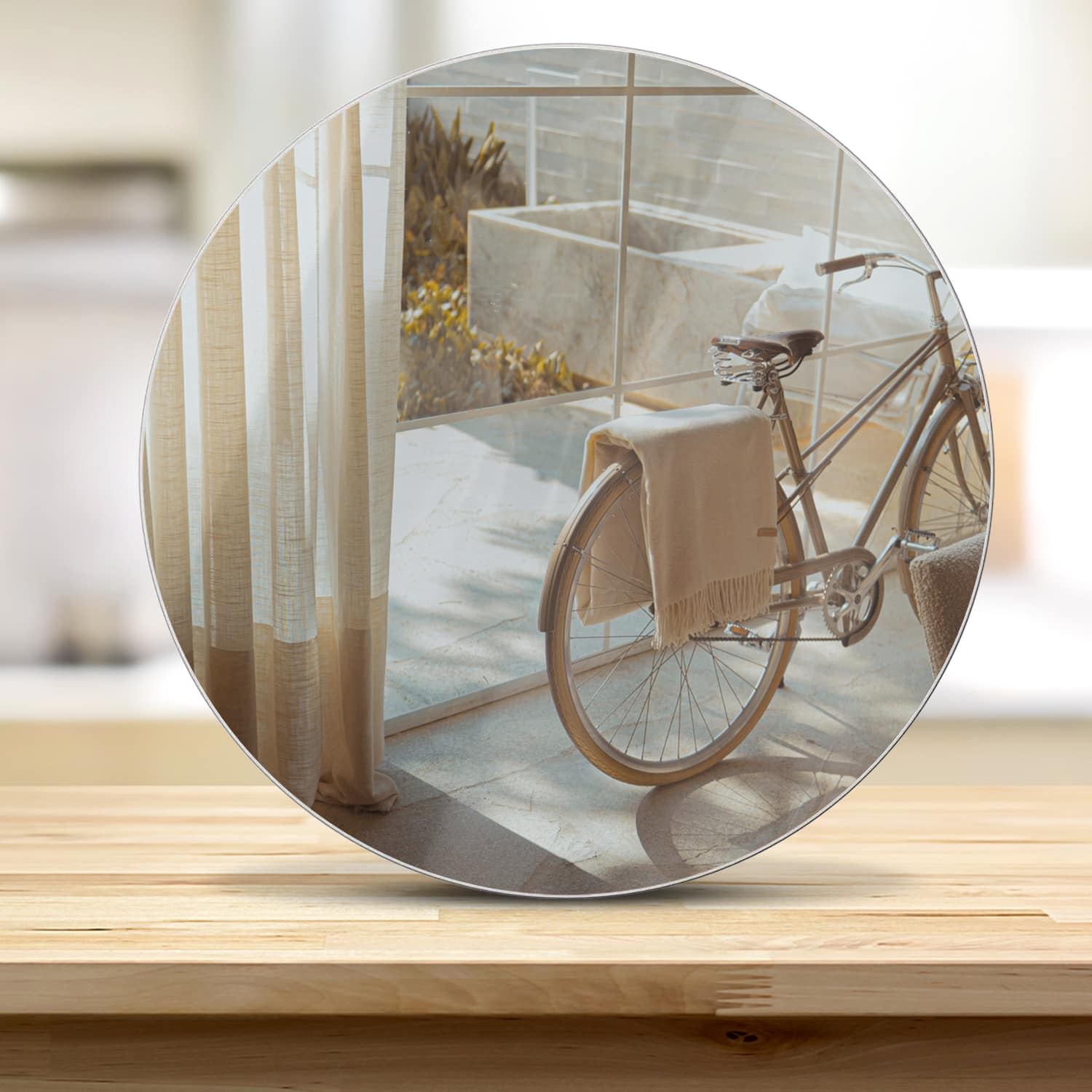 Snijplank Rond - Gehard Glas - Modern Living