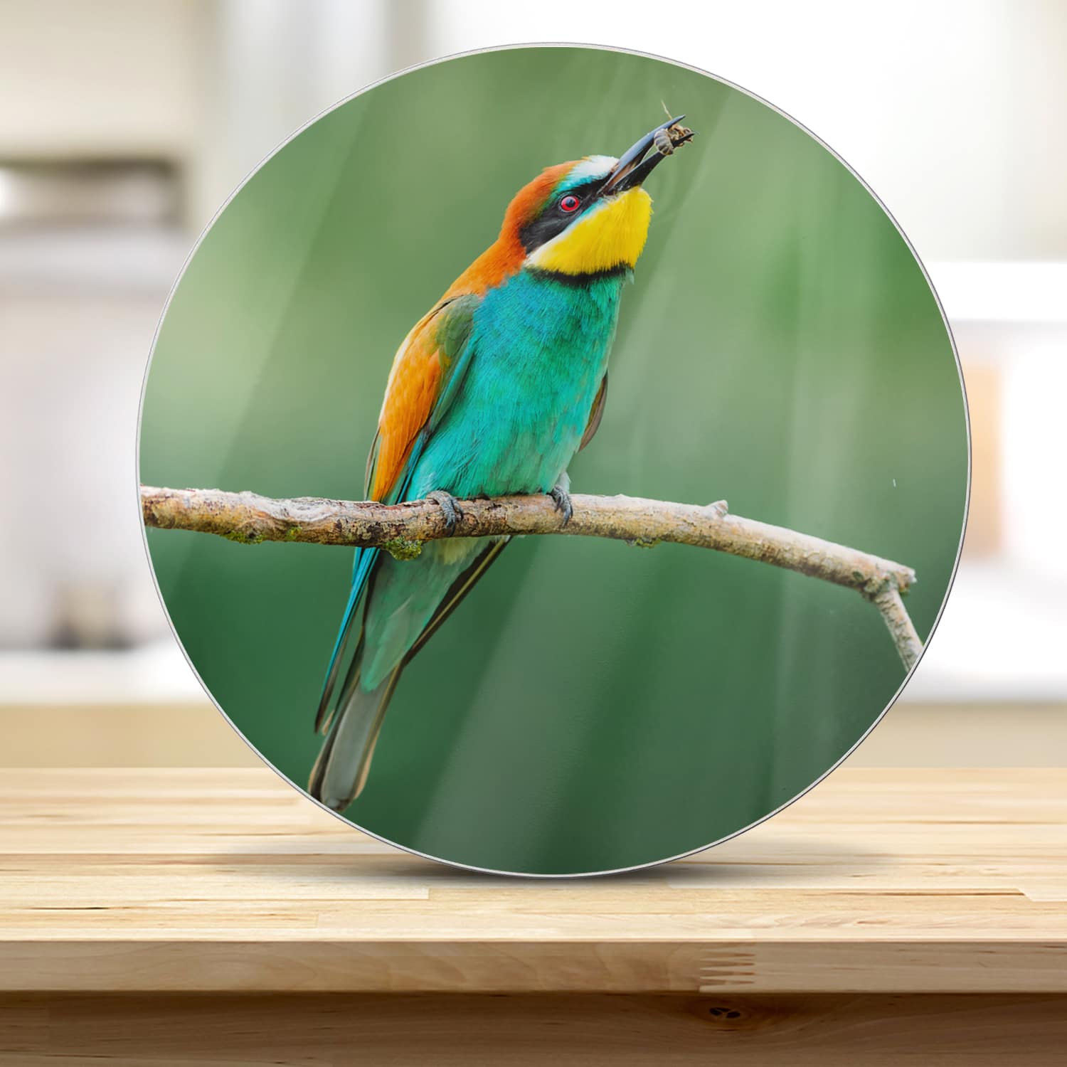 Snijplank Rond - Gehard Glas - Europese Bijeneter