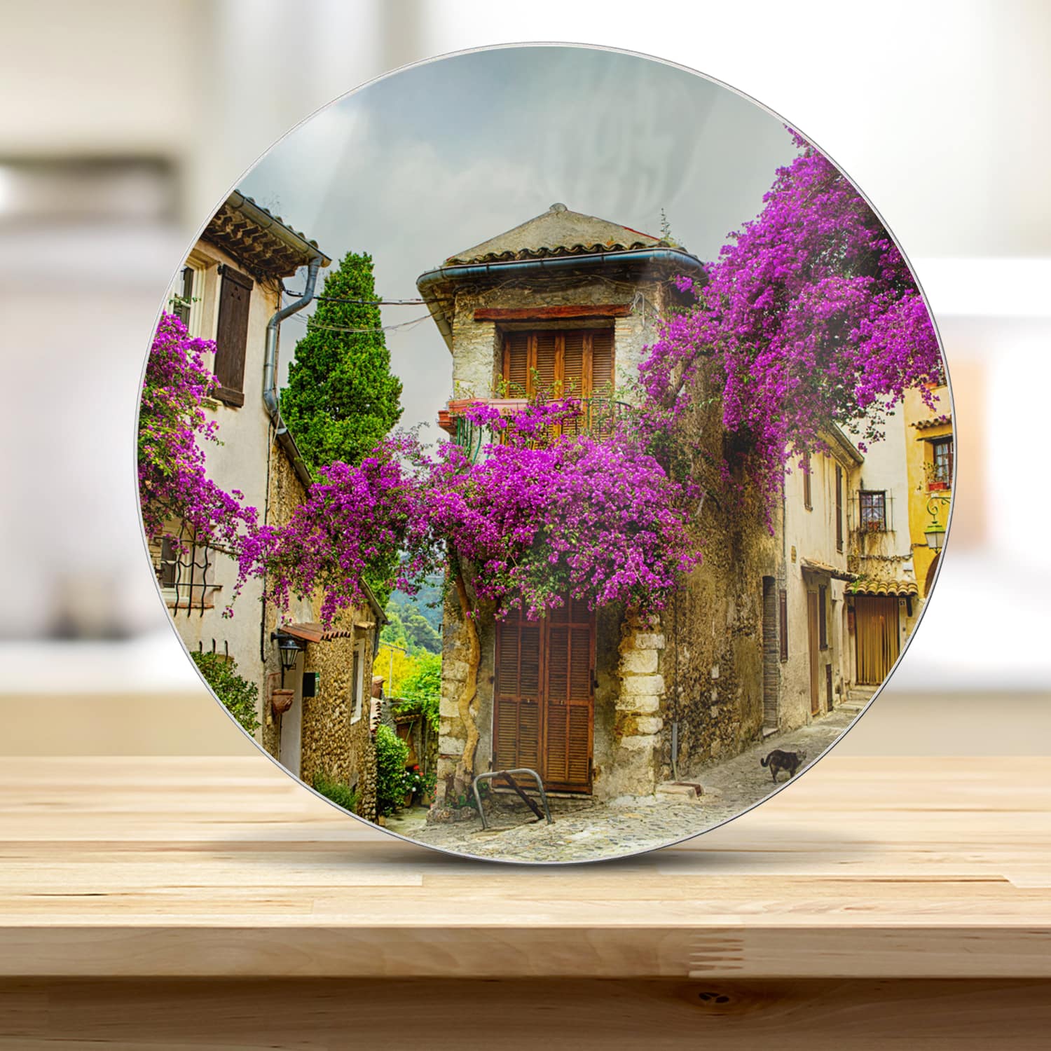 Snijplank Rond - Gehard Glas - Oud Stadje in de Provence