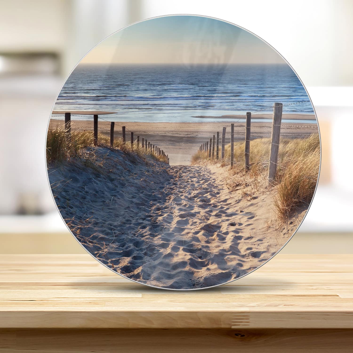 Snijplank Rond - Gehard Glas - Pad naar de Noordzee