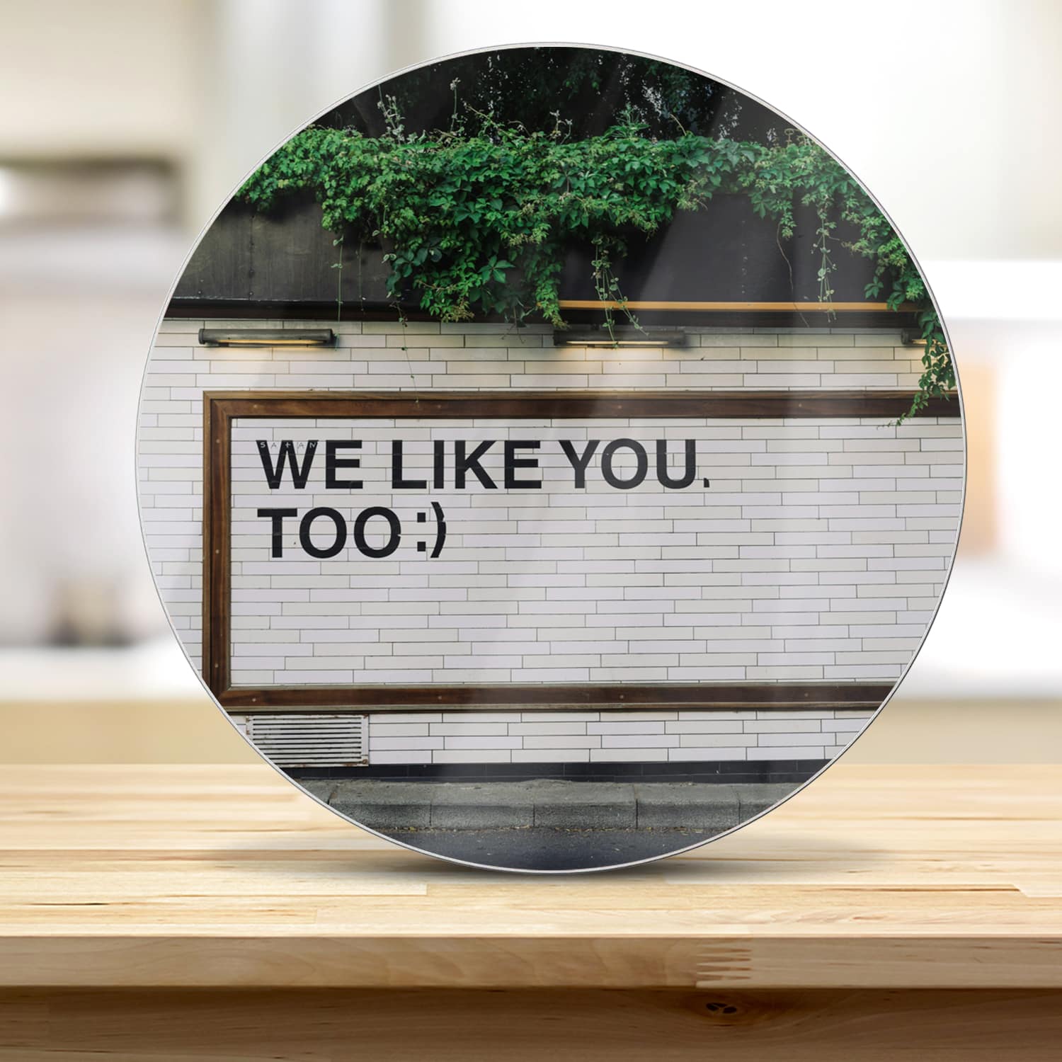 Snijplank Rond - Gehard Glas - We Like You To