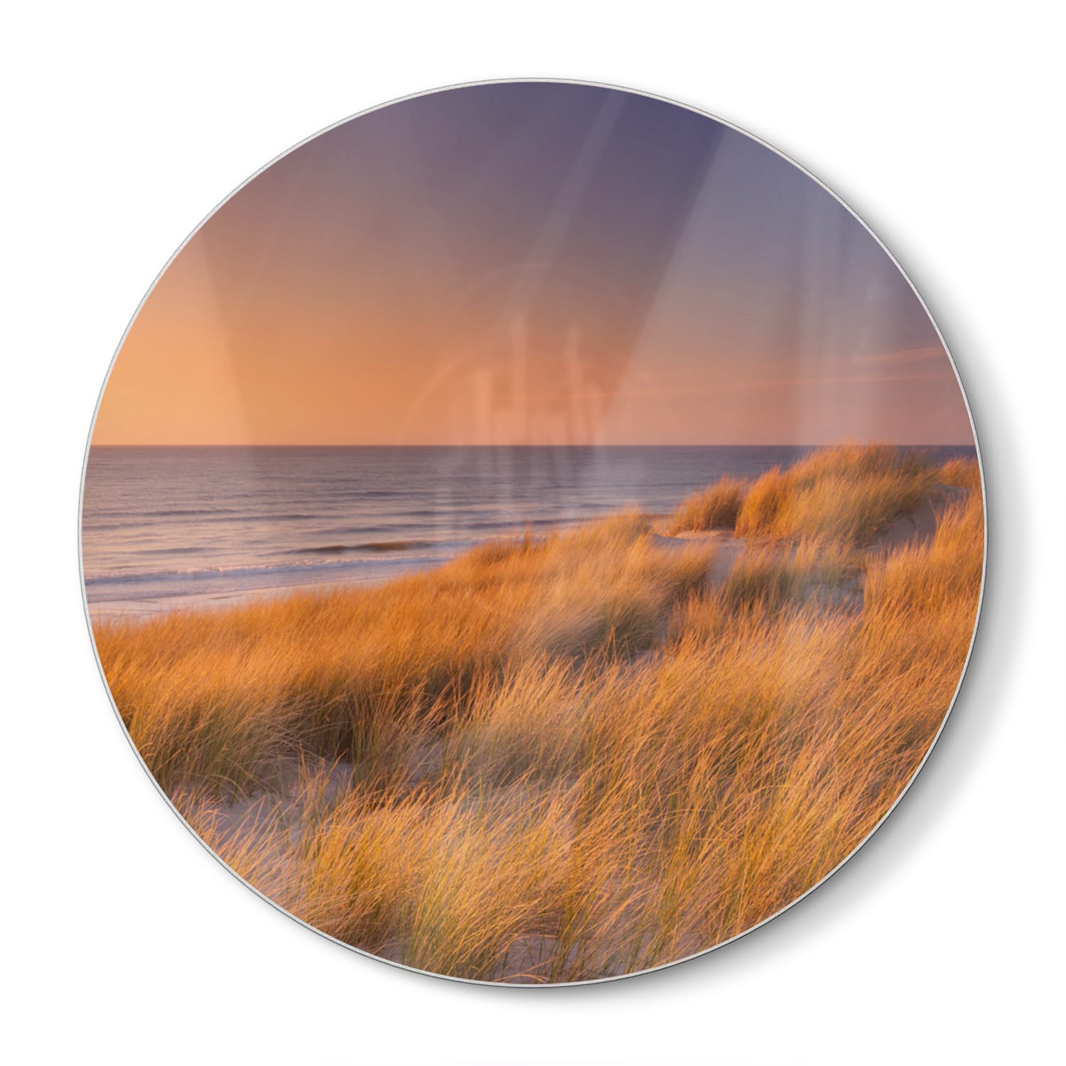 Snijplank Rond - Gehard Glas - Duinen op Texel