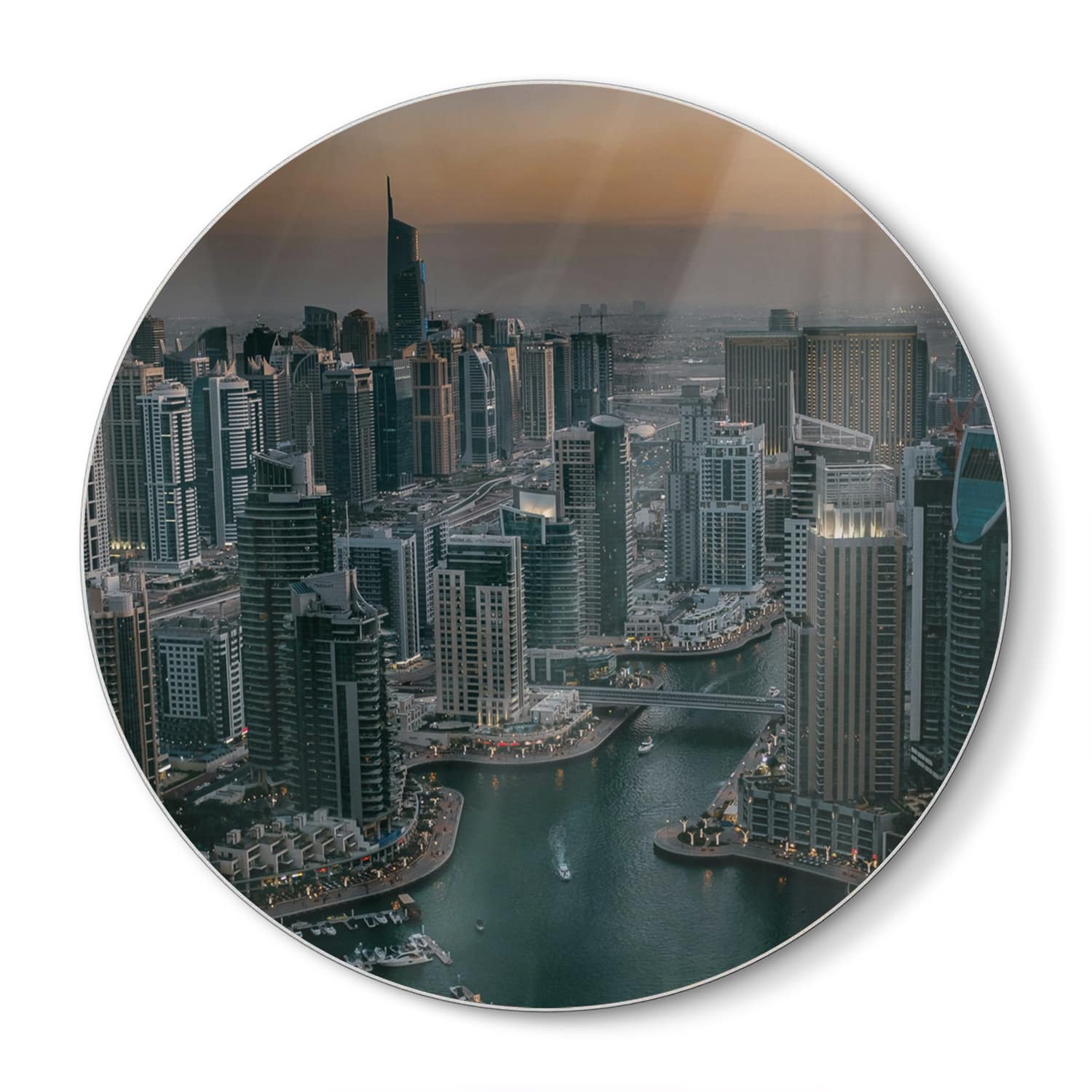 Snijplank Rond - Gehard Glas - Dubai Marina