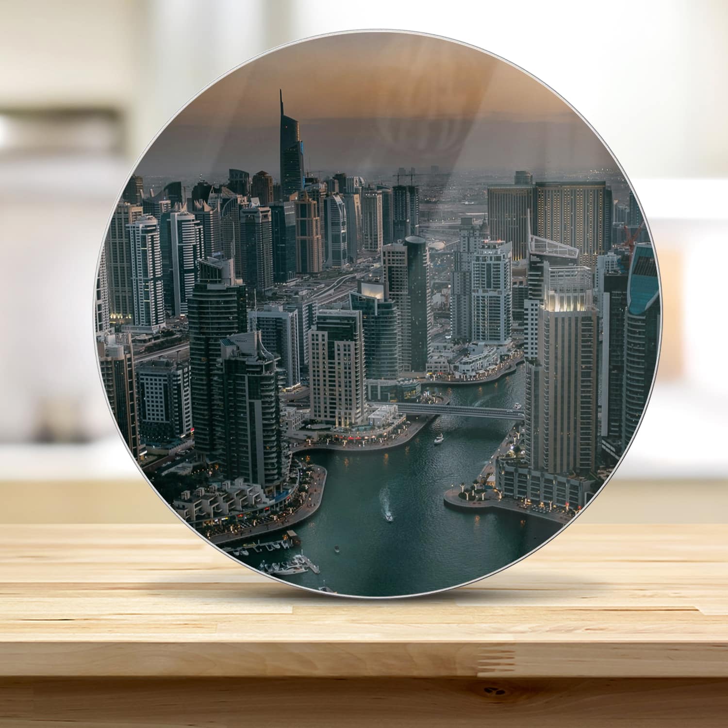 Snijplank Rond - Gehard Glas - Dubai Marina