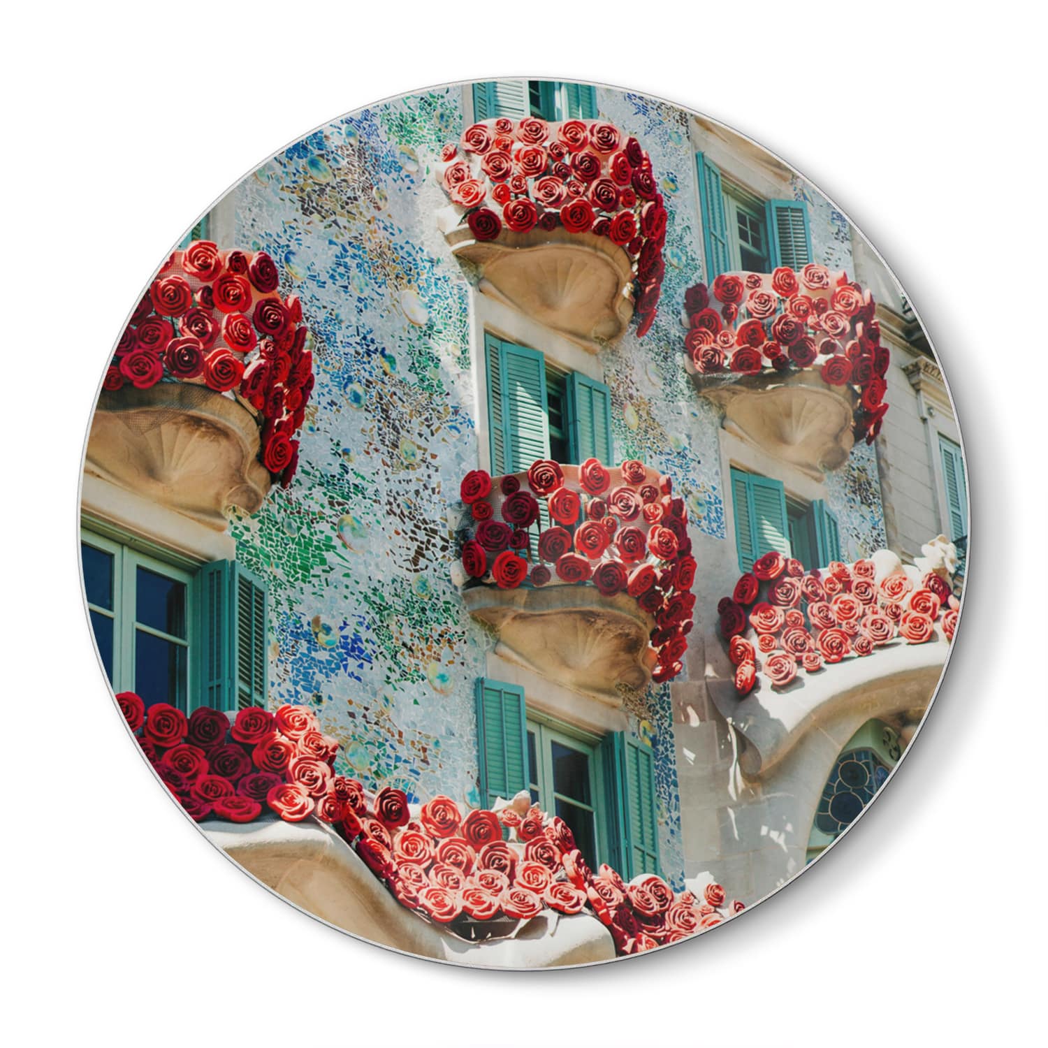 Snijplank Rond - Gehard Glas - Casa Batlló in Bloei