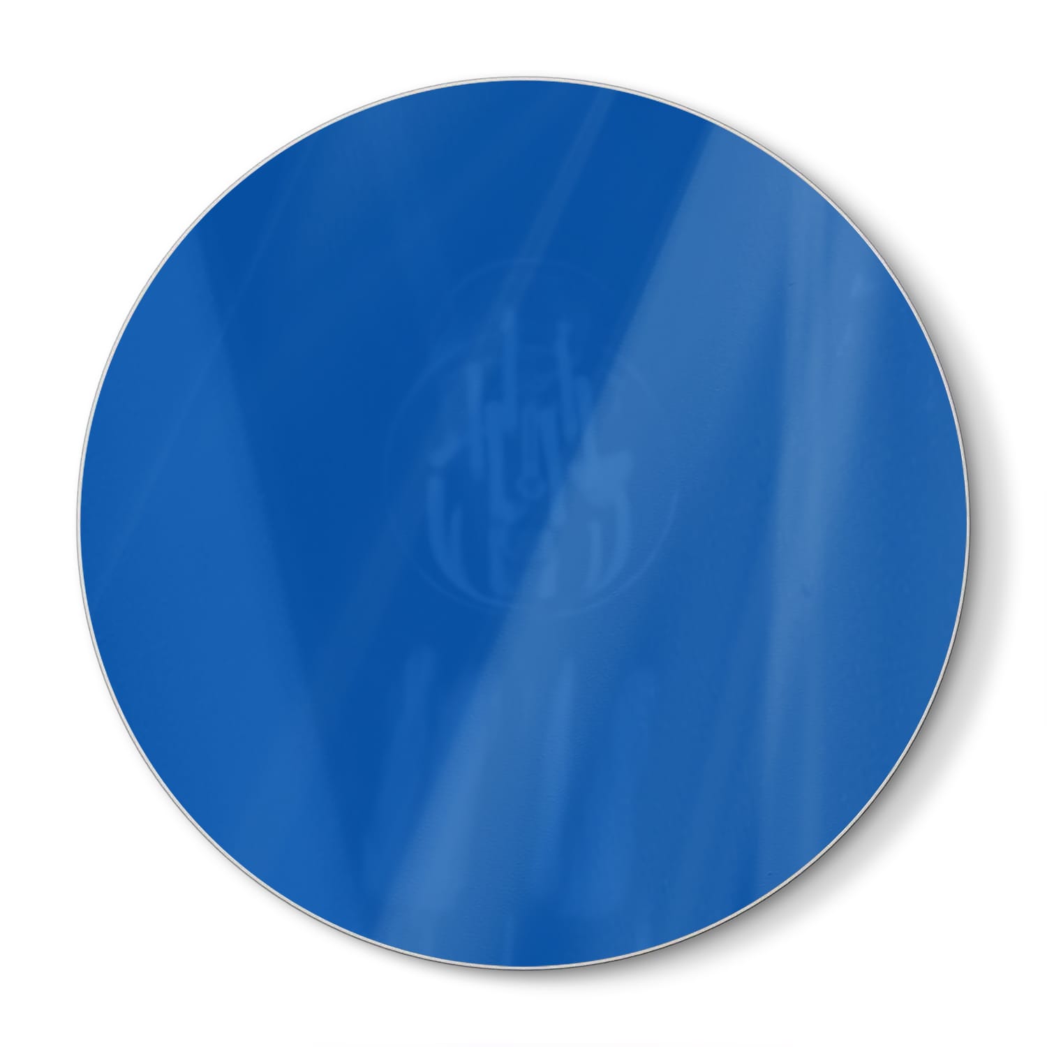 Snijplank Rond - Gehard Glas - Azuurblauw