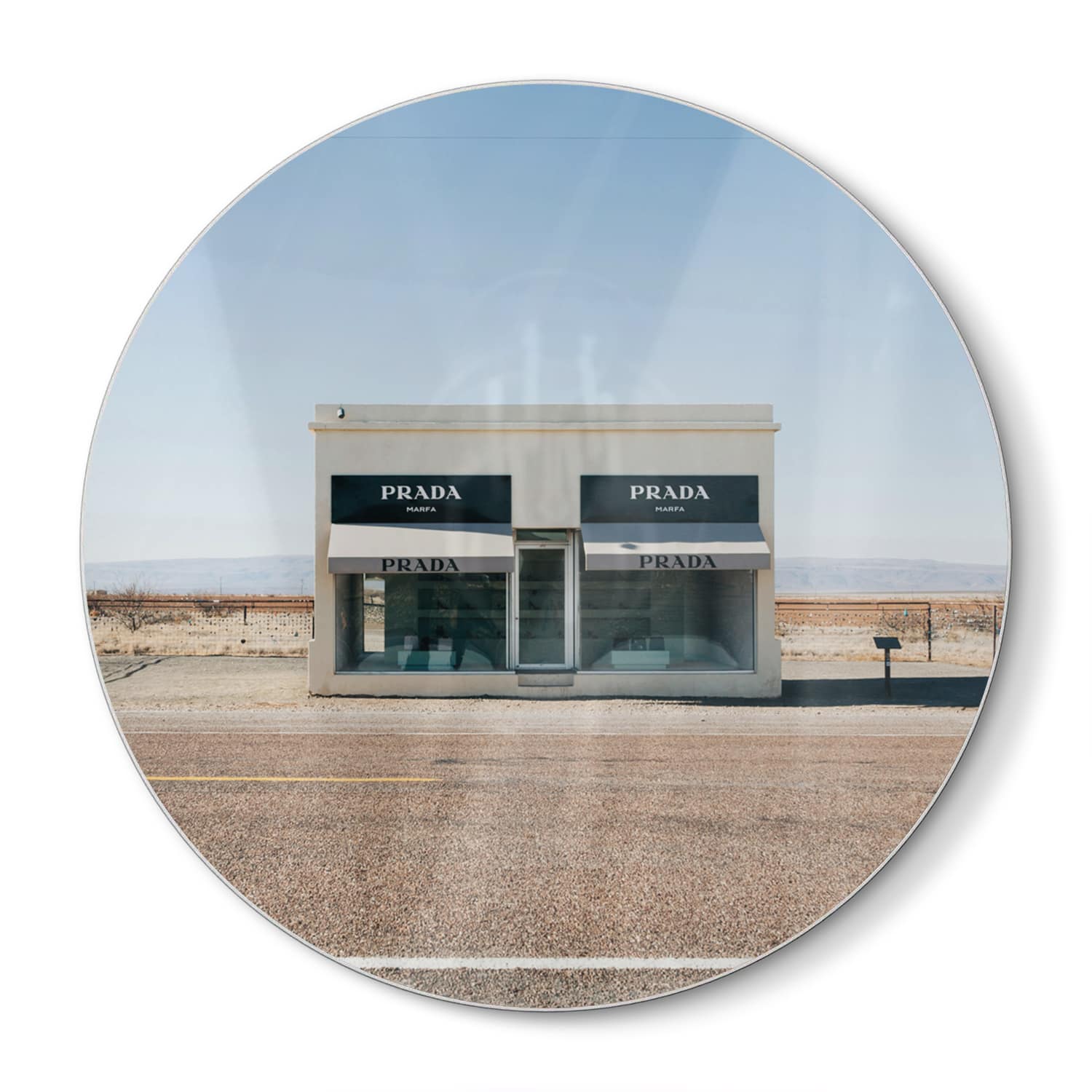 Snijplank Rond - Gehard Glas - Prada Marfa