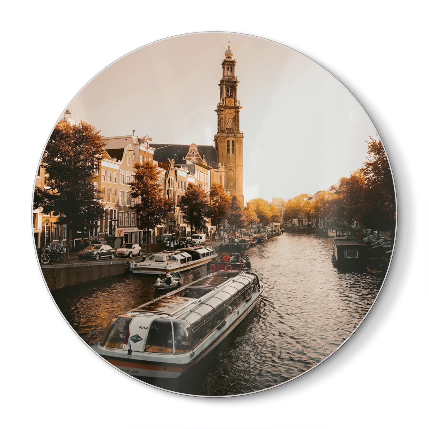 Snijplank Rond - Gehard Glas - Amsterdamse Herfst