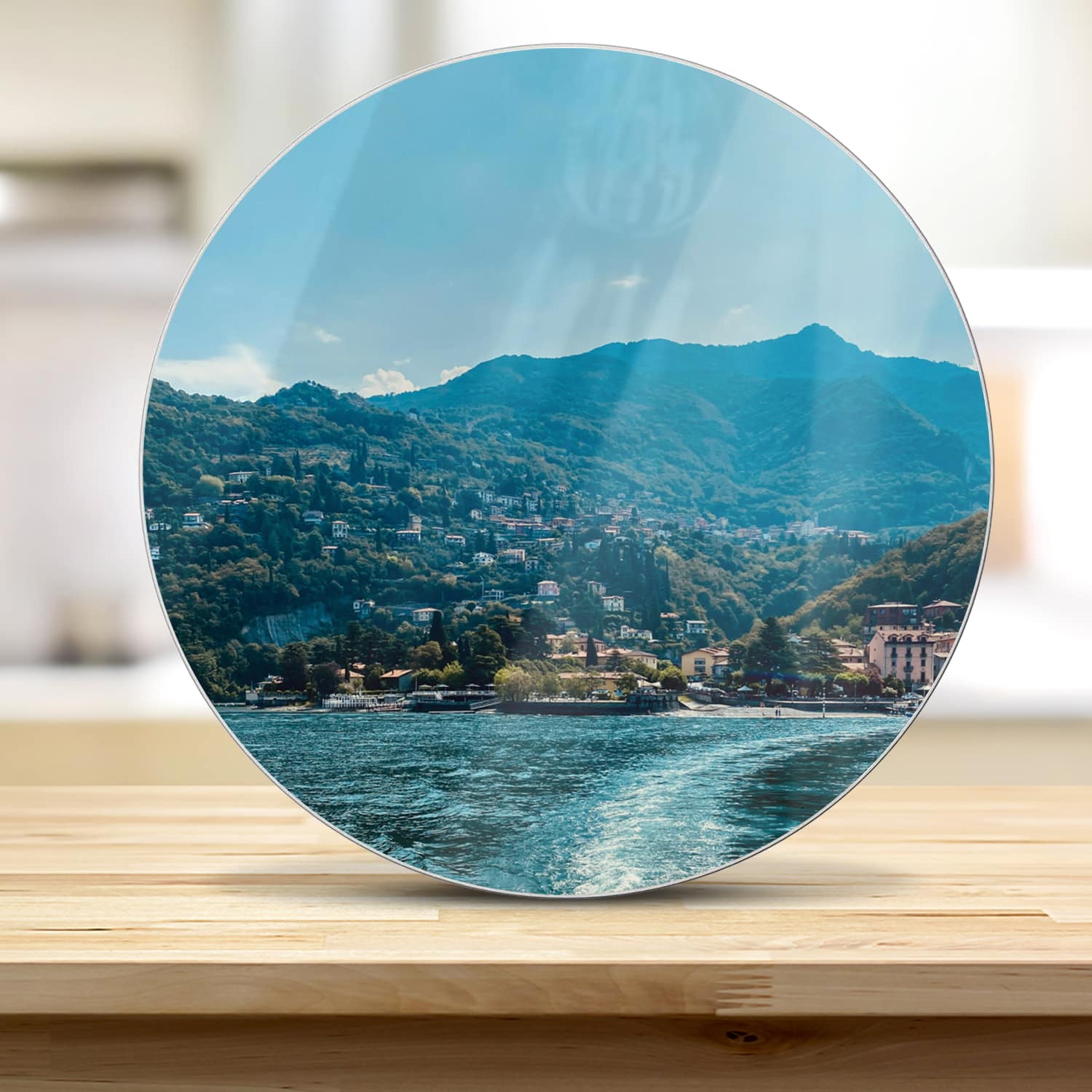 Snijplank Rond - Gehard Glas - Varenna in Italië