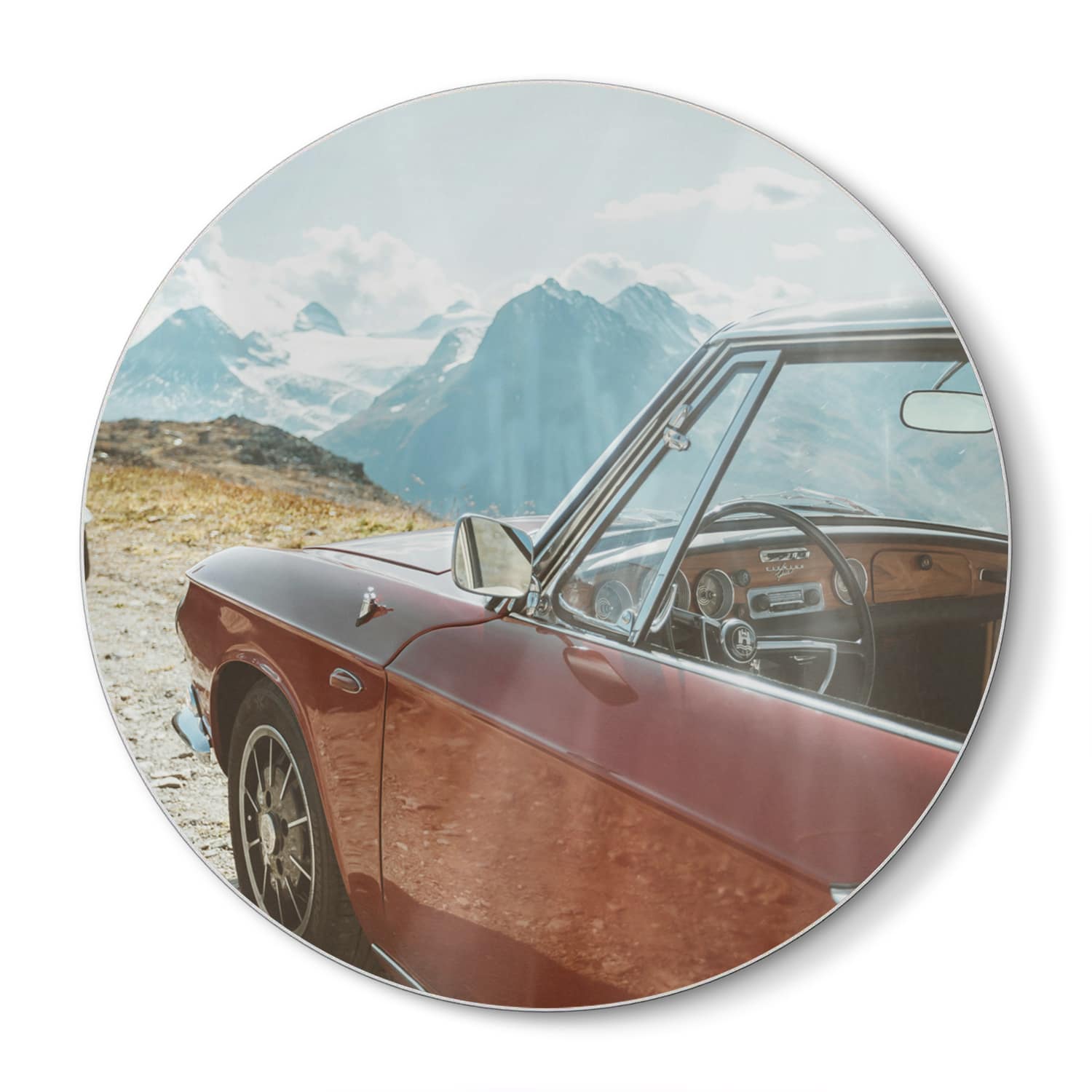 Snijplank Rond - Gehard Glas - Karmann Ghia