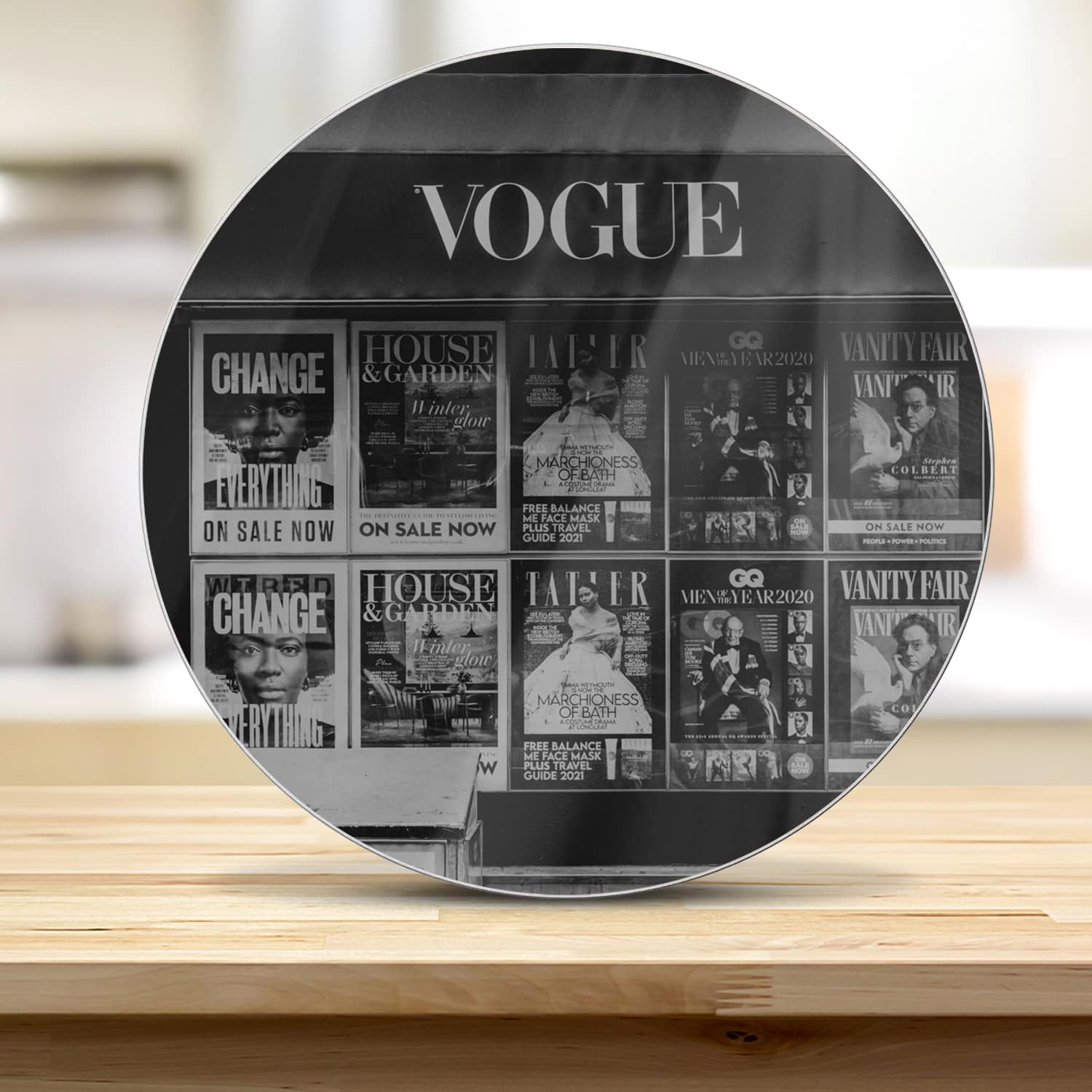 Snijplank Rond - Gehard Glas - Vogue