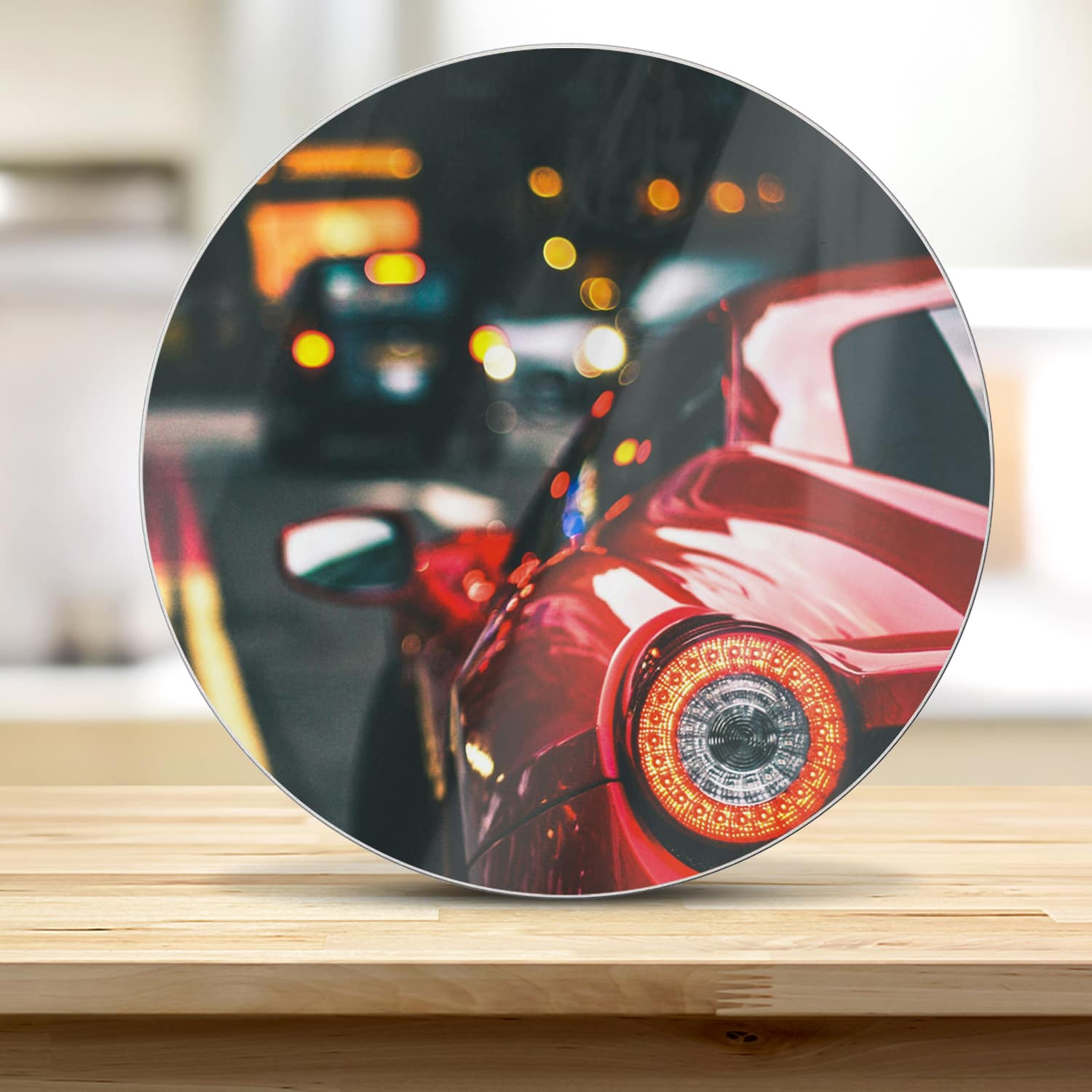 Snijplank Rond - Gehard Glas - Ferrari 458 Spider