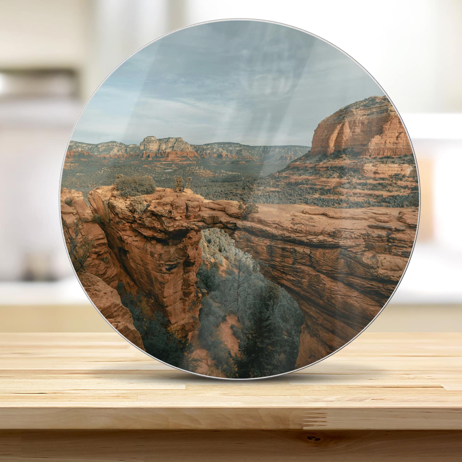 Snijplank Rond - Gehard Glas - Rotsen in de Canyons