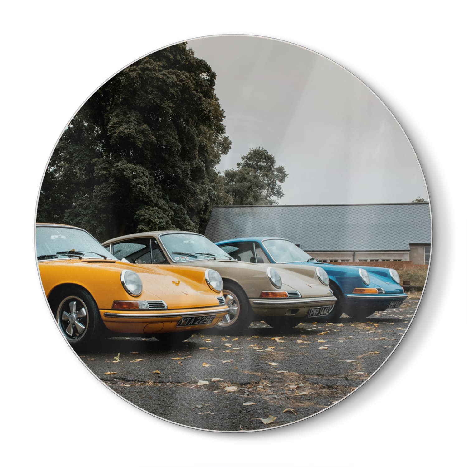 Snijplank Rond - Gehard Glas - Porsche 911 1970