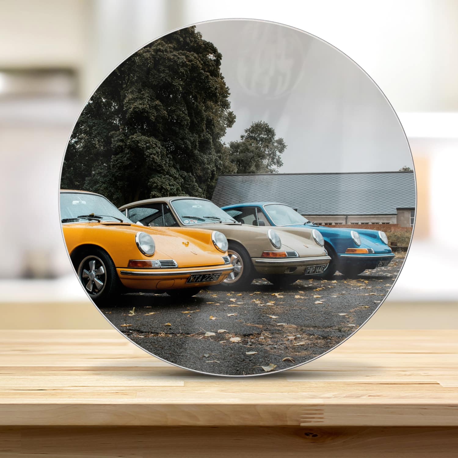 Snijplank Rond - Gehard Glas - Porsche 911 1970