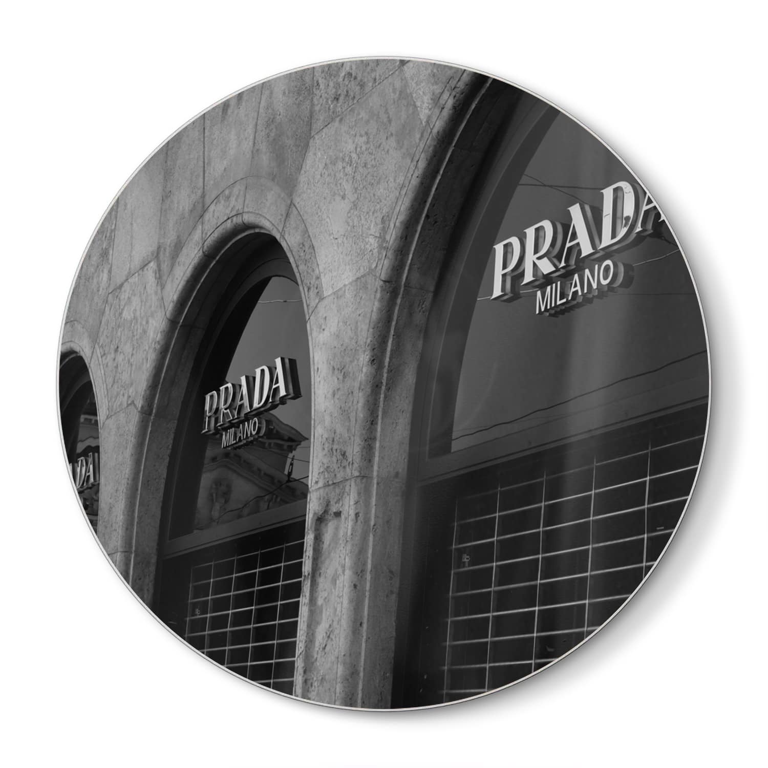 Snijplank Rond - Gehard Glas - Prada Milano