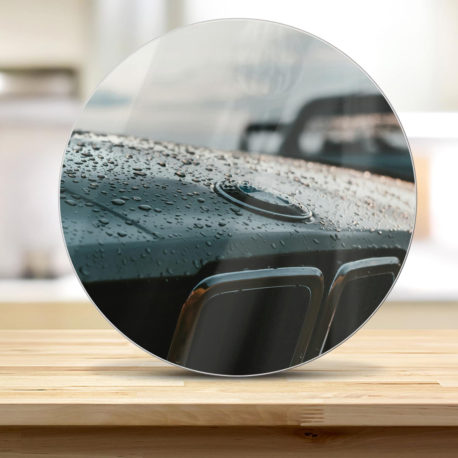 Snijplank Rond - Gehard Glas - Vintage BMW