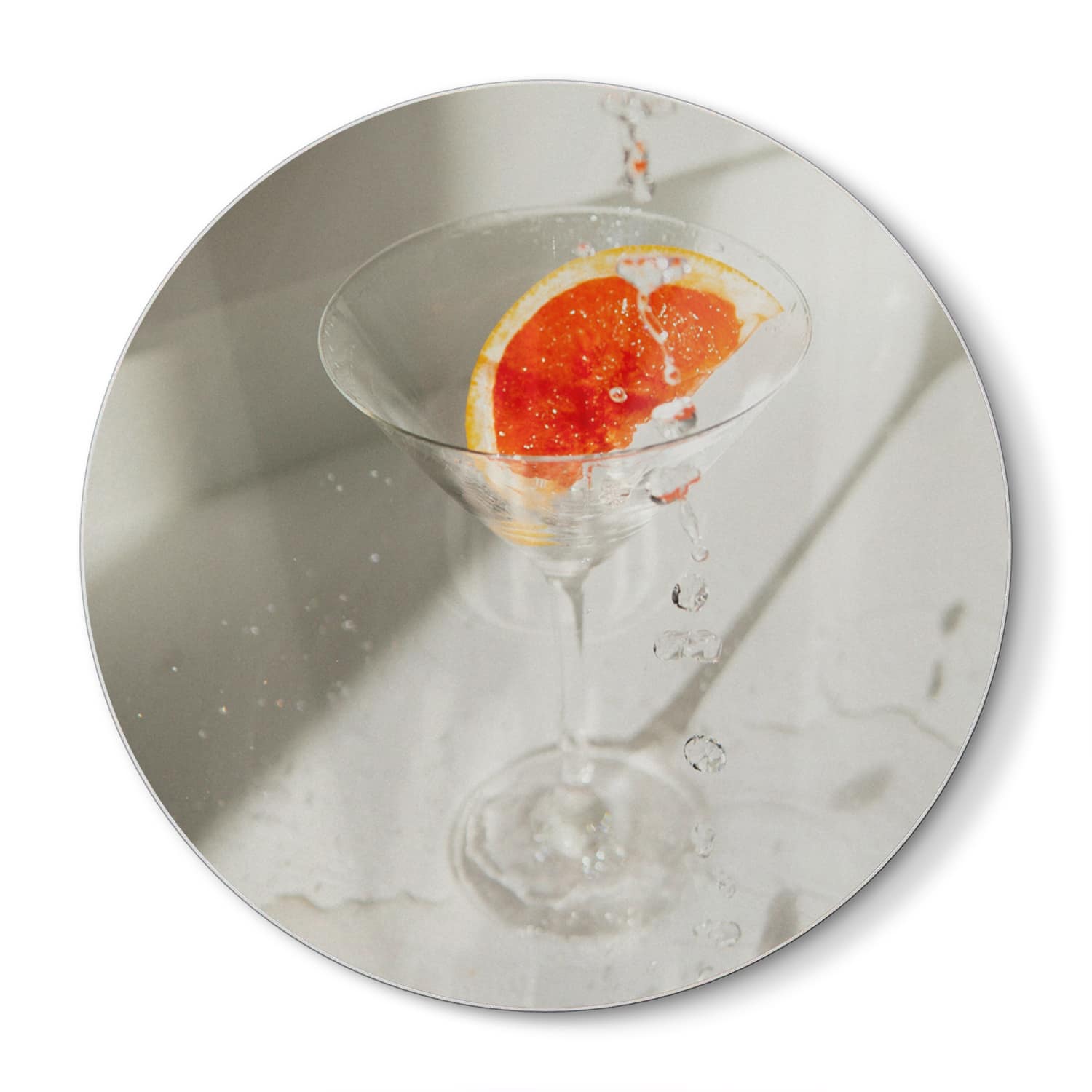 Snijplank Rond - Gehard Glas - Estetische Cocktail