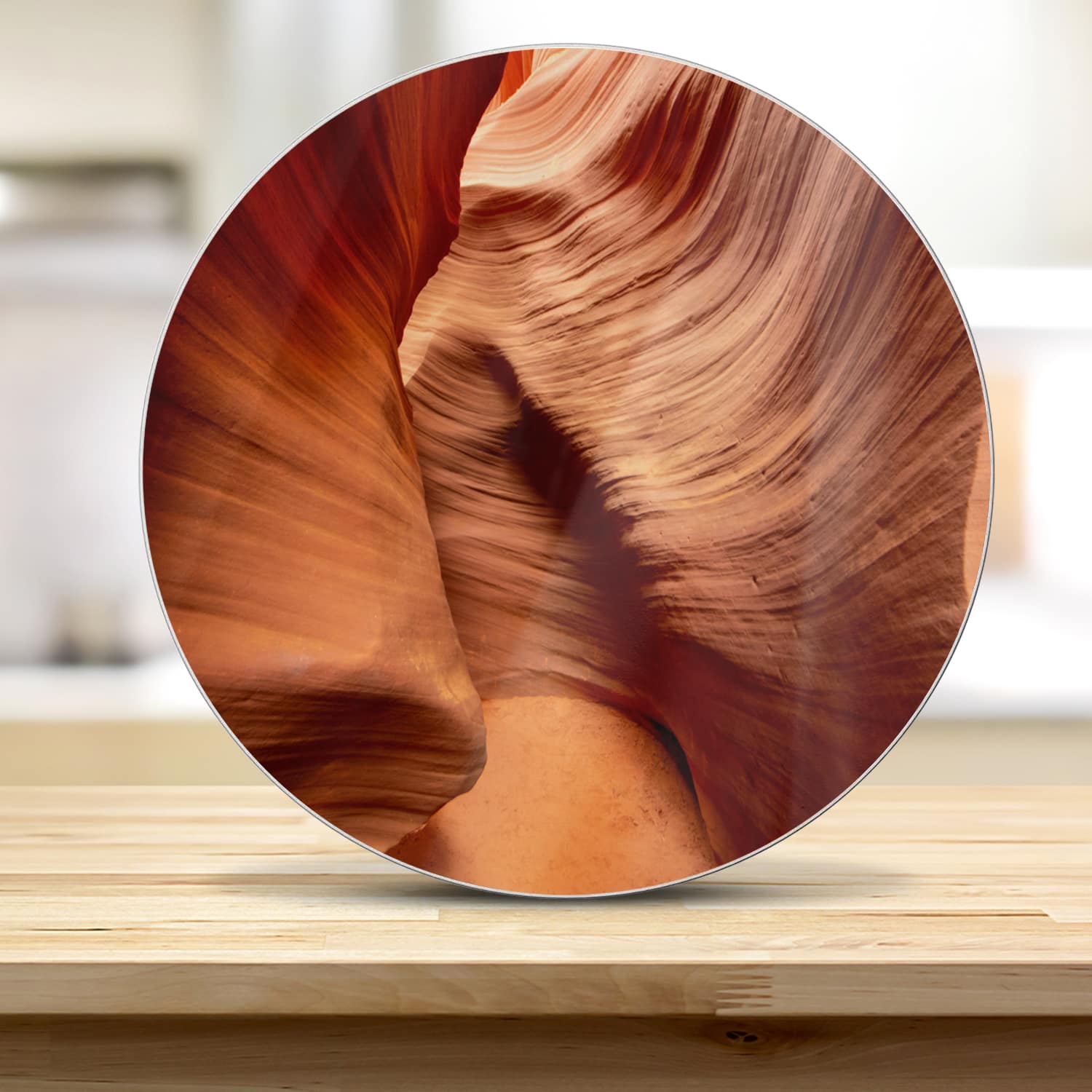 Snijplank Rond - Gehard Glas - Diep in de Antelope Canyon