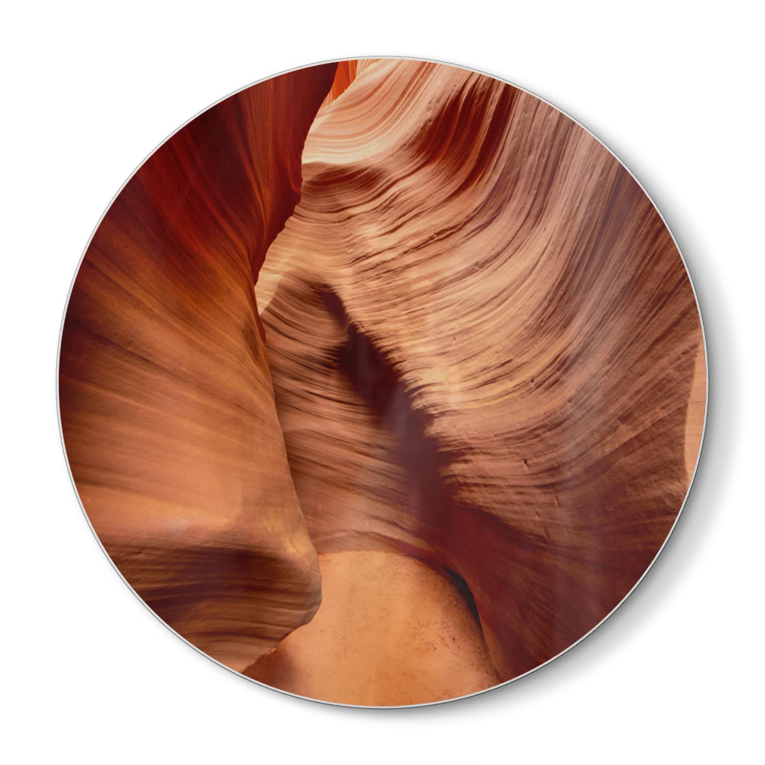 Snijplank Rond - Gehard Glas - Diep in de Antelope Canyon