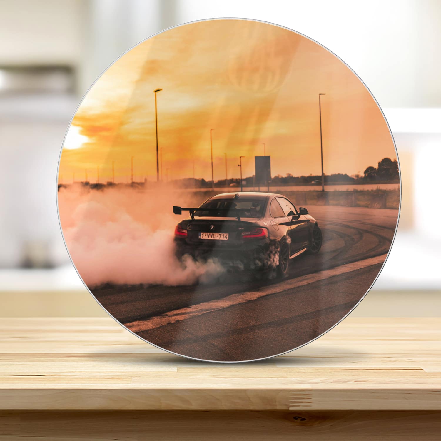 Snijplank Rond - Gehard Glas - BMW Driften