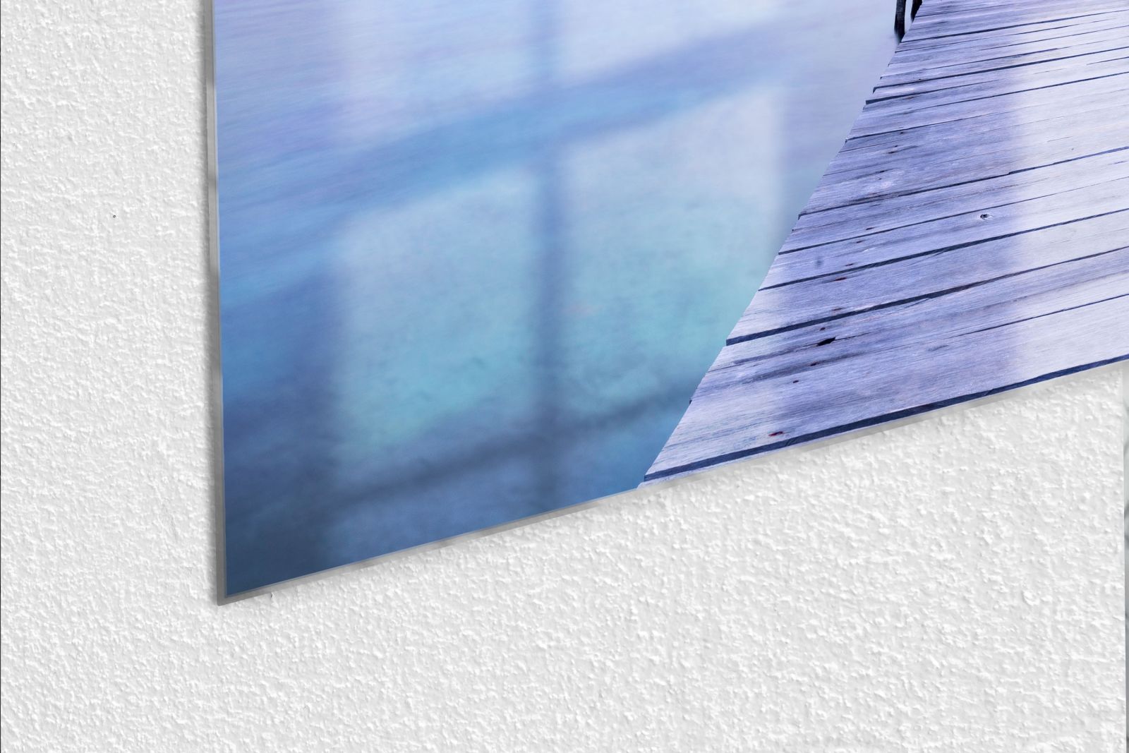 Whiteboard van glas - Magneetbord - Steiger aan meer