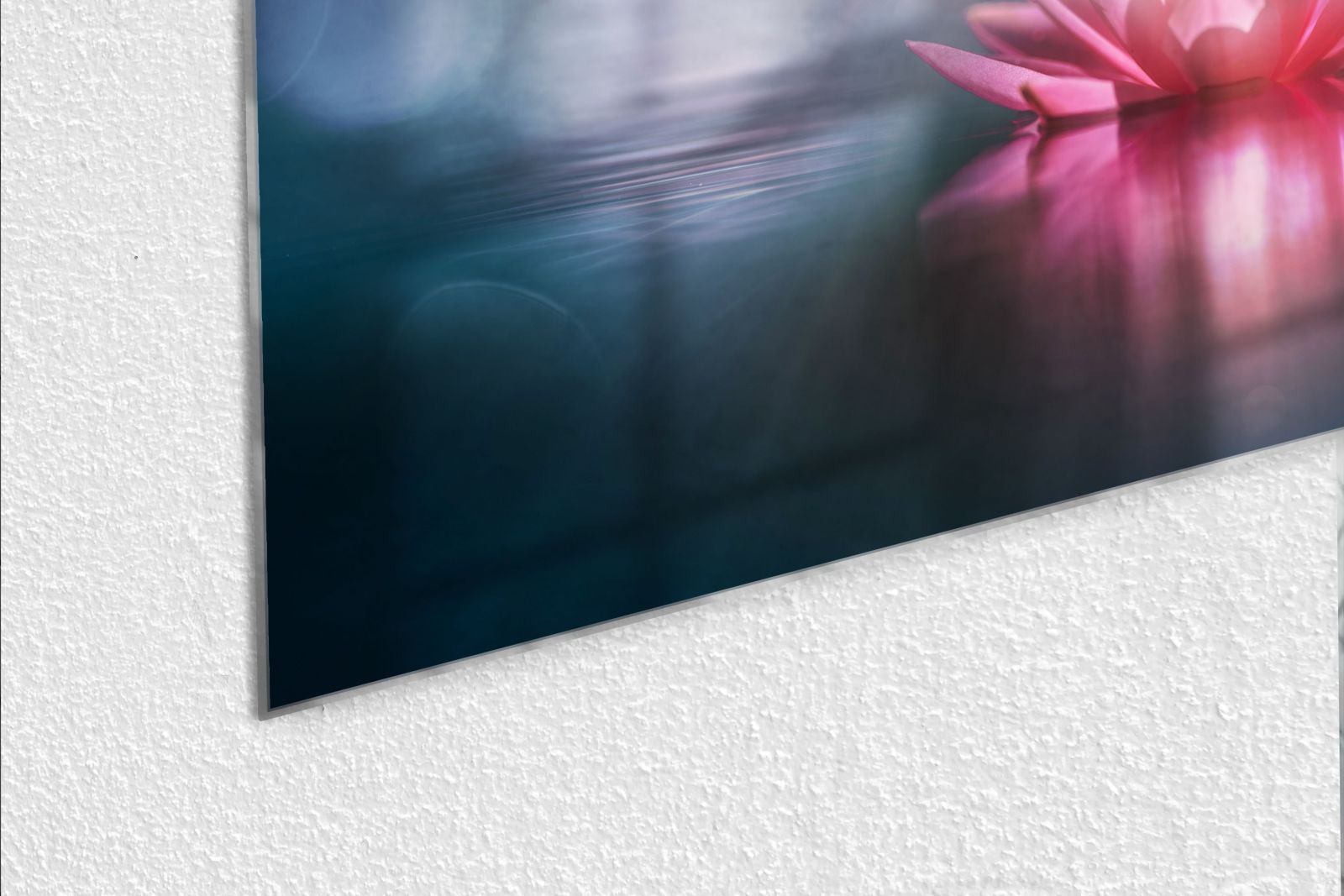 Whiteboard van glas - Magneetbord - Lotus bloem