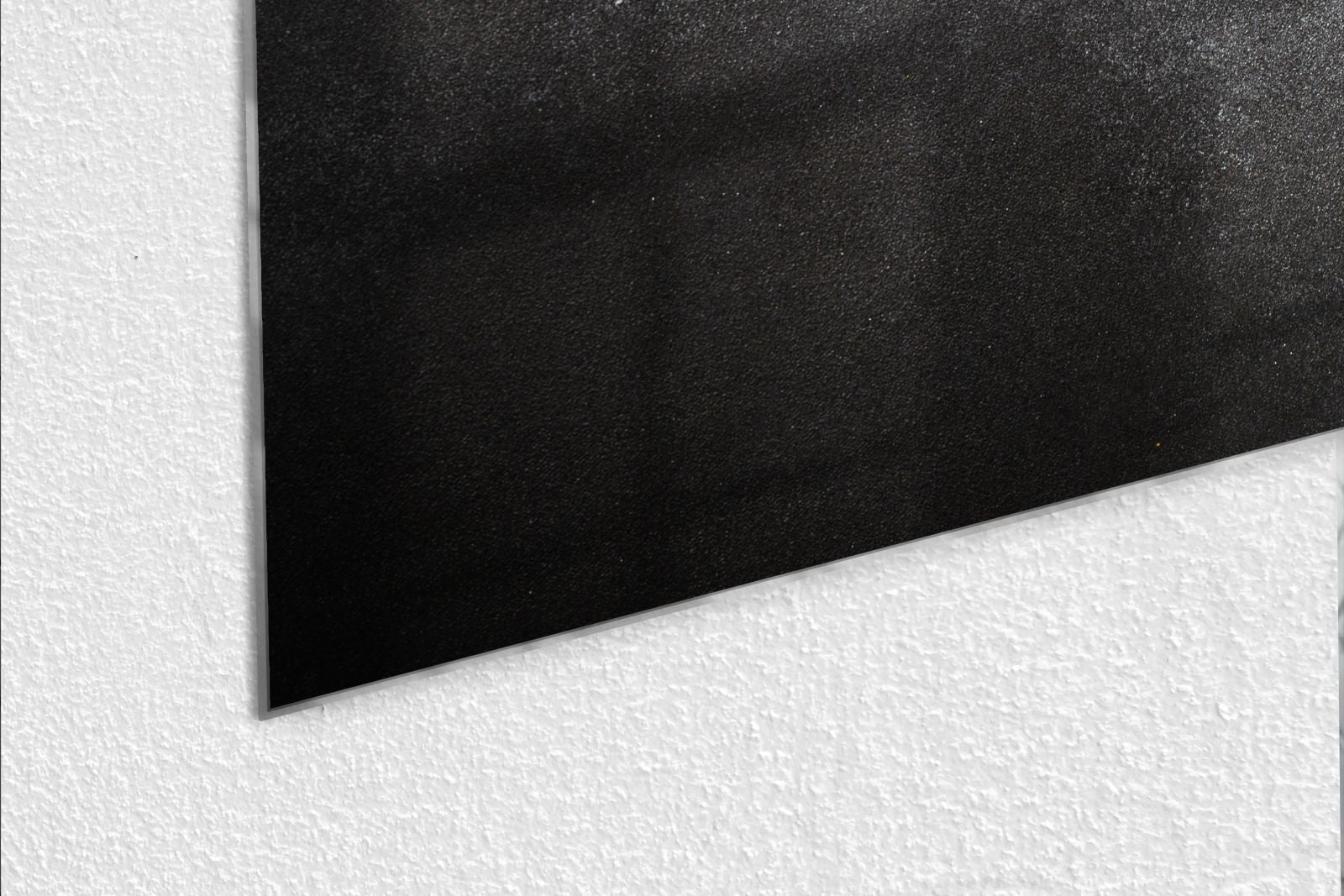 Whiteboard van glas - Magneetbord - Ingredií‚nten op zwarte tafel
