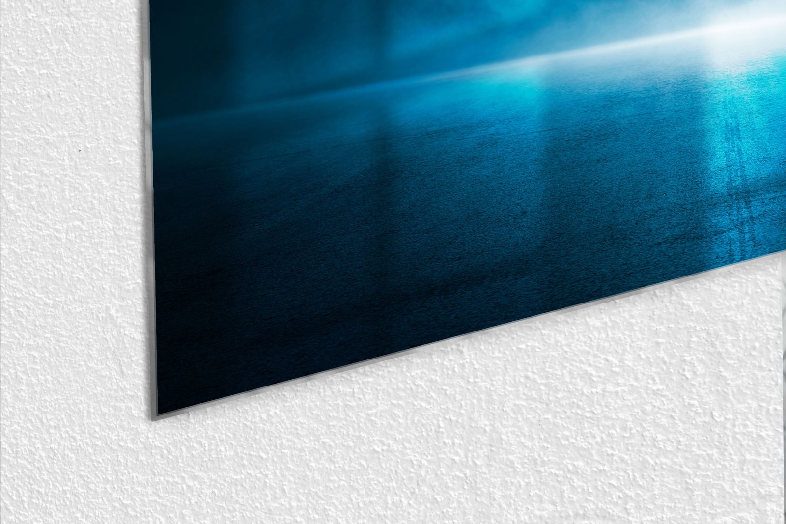 Whiteboard van glas - Magneetbord - Donker blauwe achtergrond
