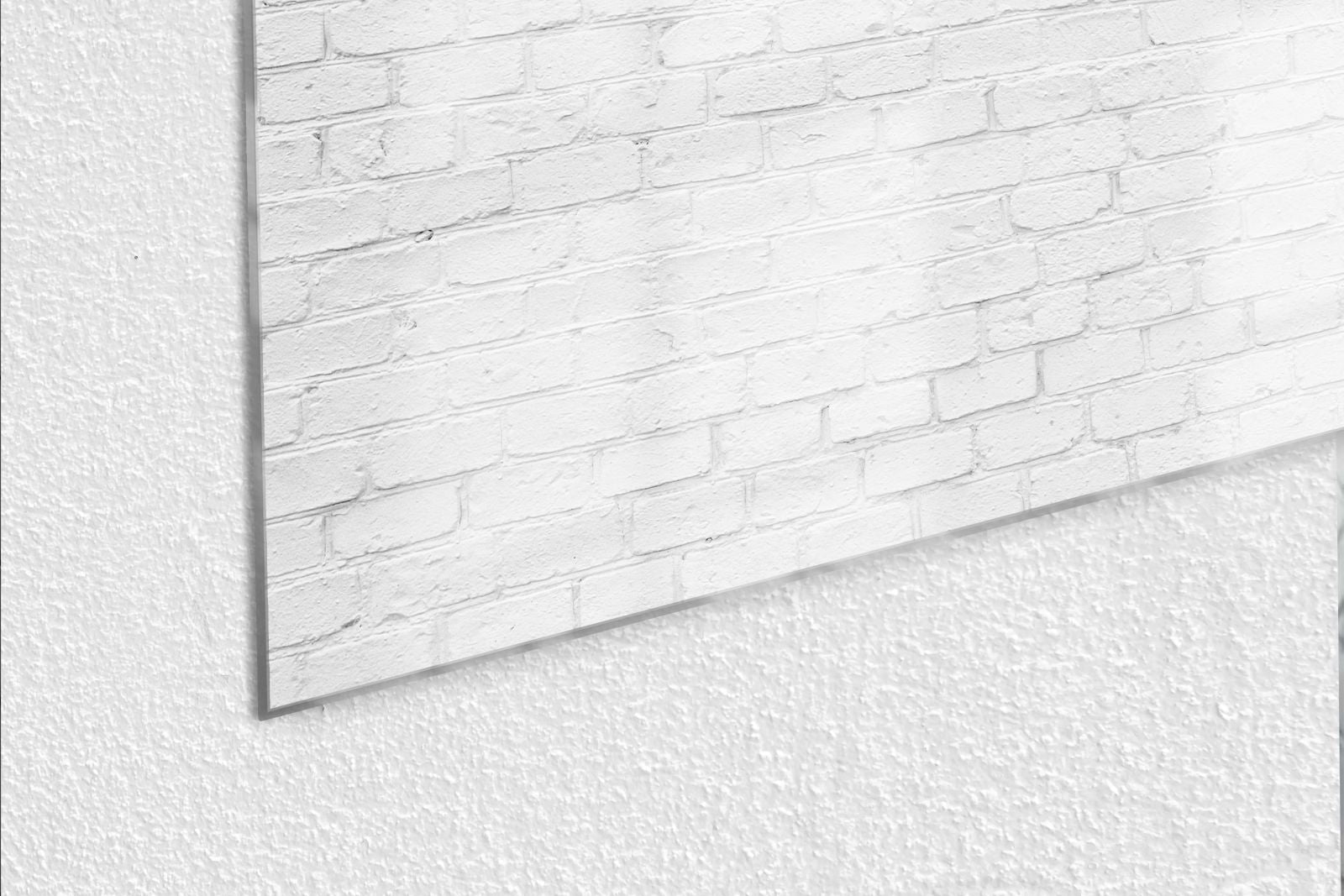 Whiteboard van glas - Magneetbord - Witte stenen