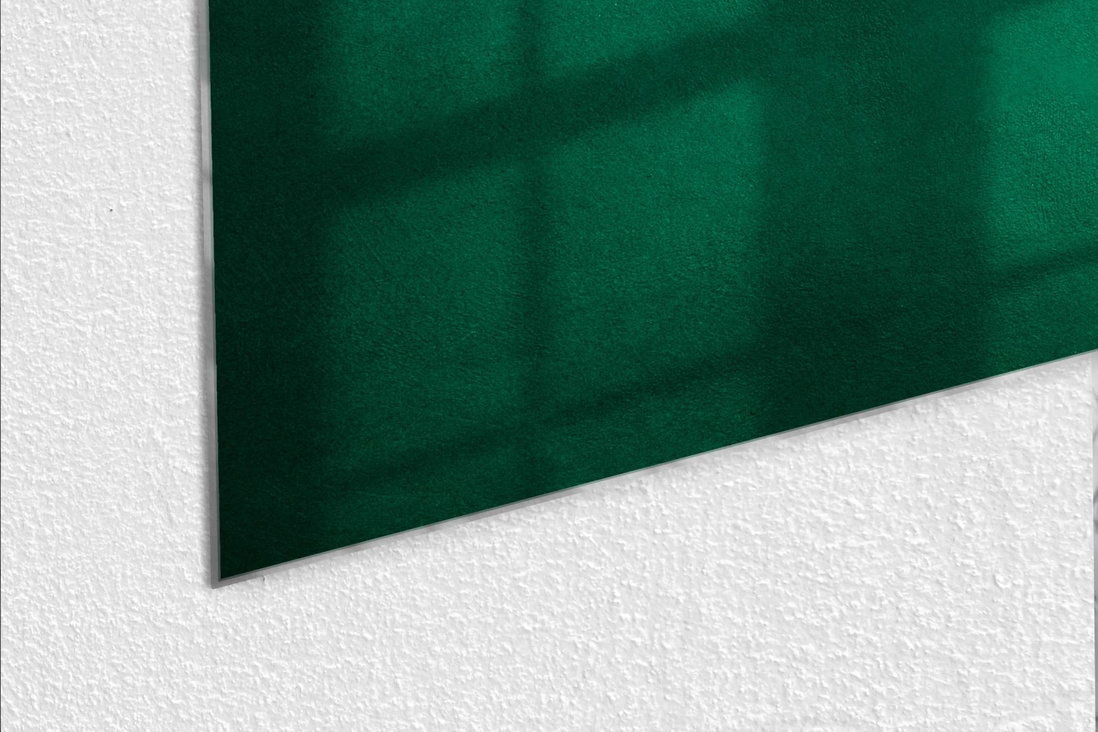 Whiteboard van glas - Magneetbord - Abstract groen