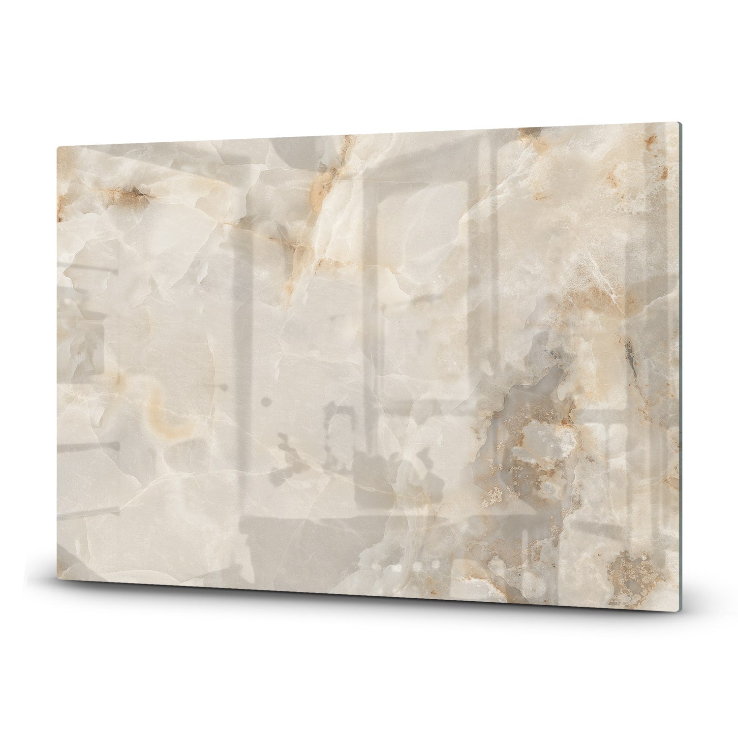 Inductiebeschermer - Gehard Glas - Beige marmer