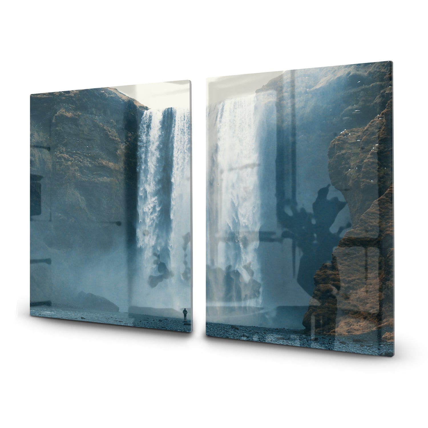 Inductiebeschermer - Gehard Glas - Waterval bij Skogafoss