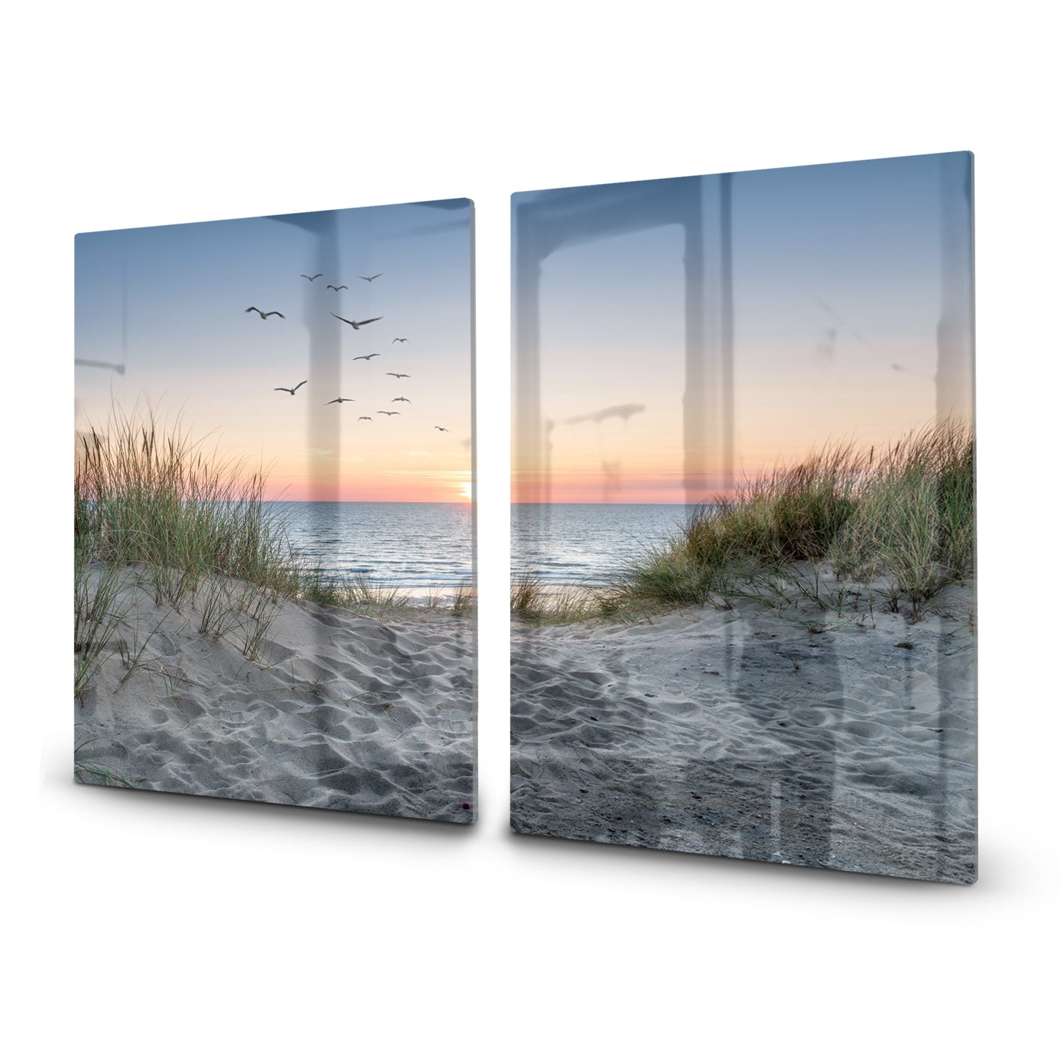 Inductiebeschermer - Gehard Glas - Duinen bij Zonsondergang