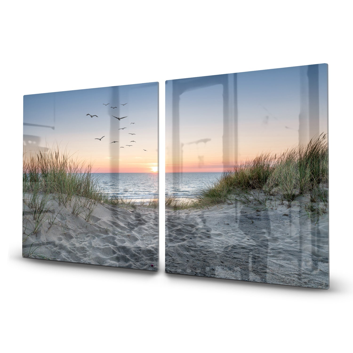 Inductiebeschermer - Gehard Glas - Duinen bij Zonsondergang