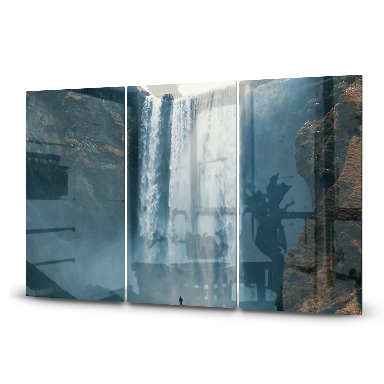 Inductiebeschermer - Gehard Glas - Waterval bij Skogafoss