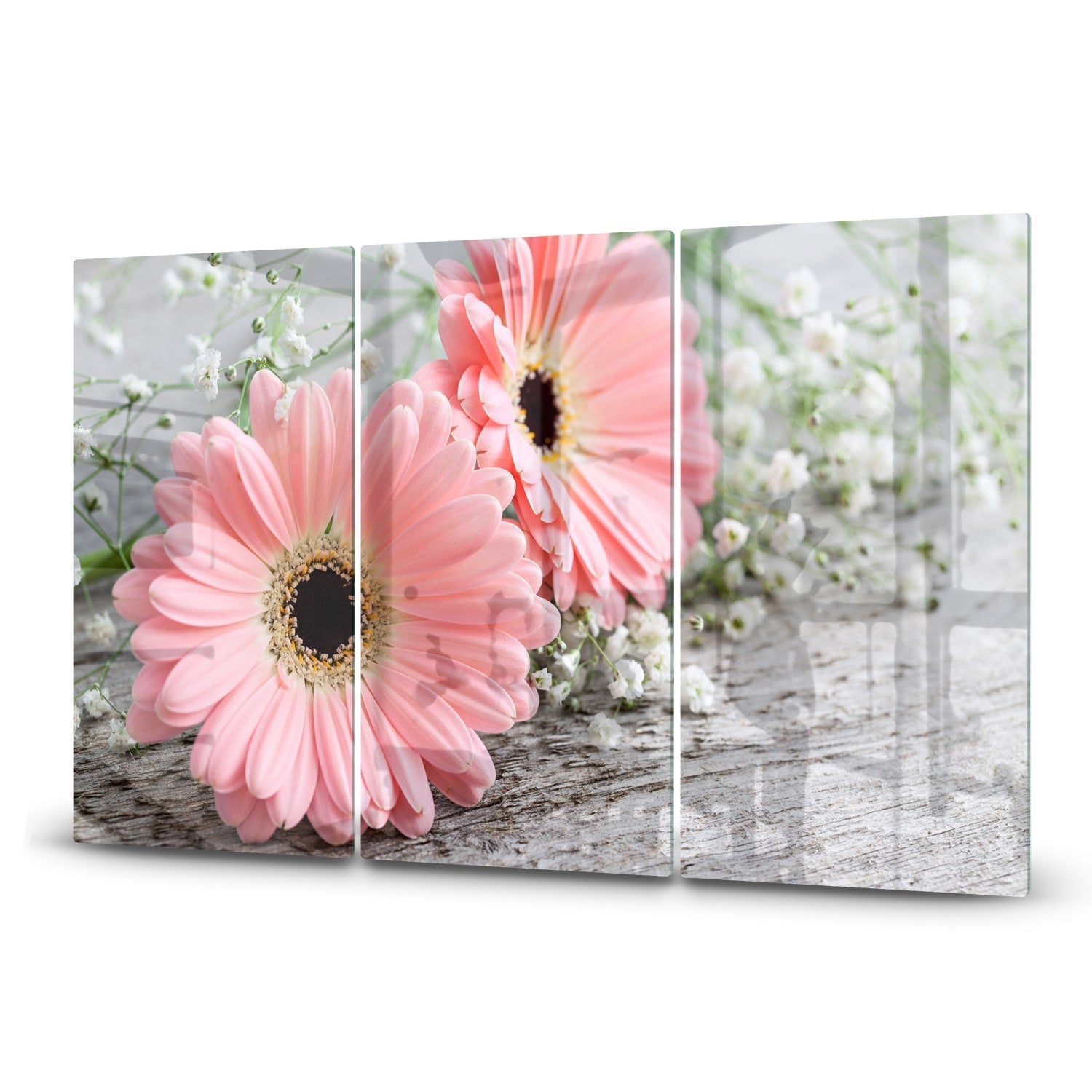 Inductiebeschermer - Gehard Glas - Roze Gerbera