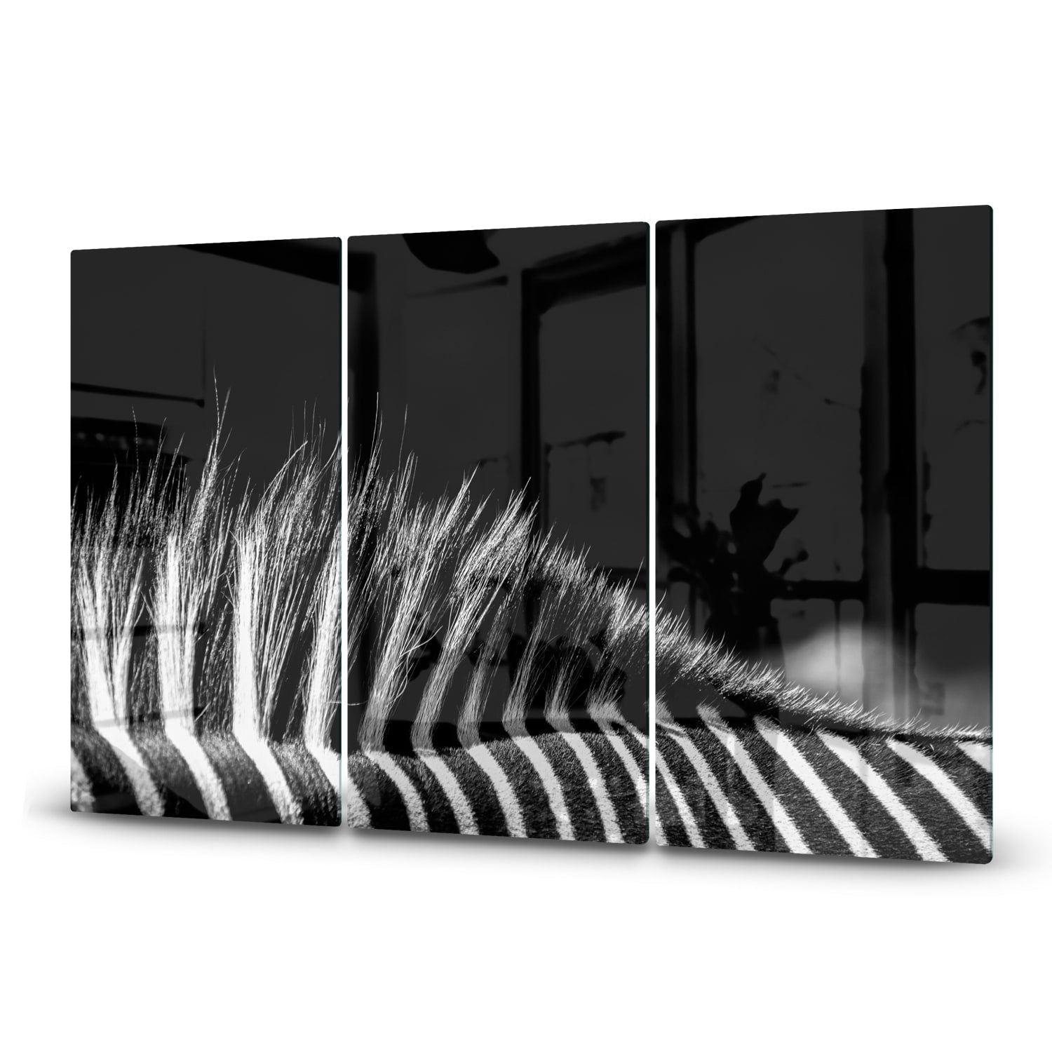 Inductiebeschermer - Gehard Glas - Zwart-Wit Zebra