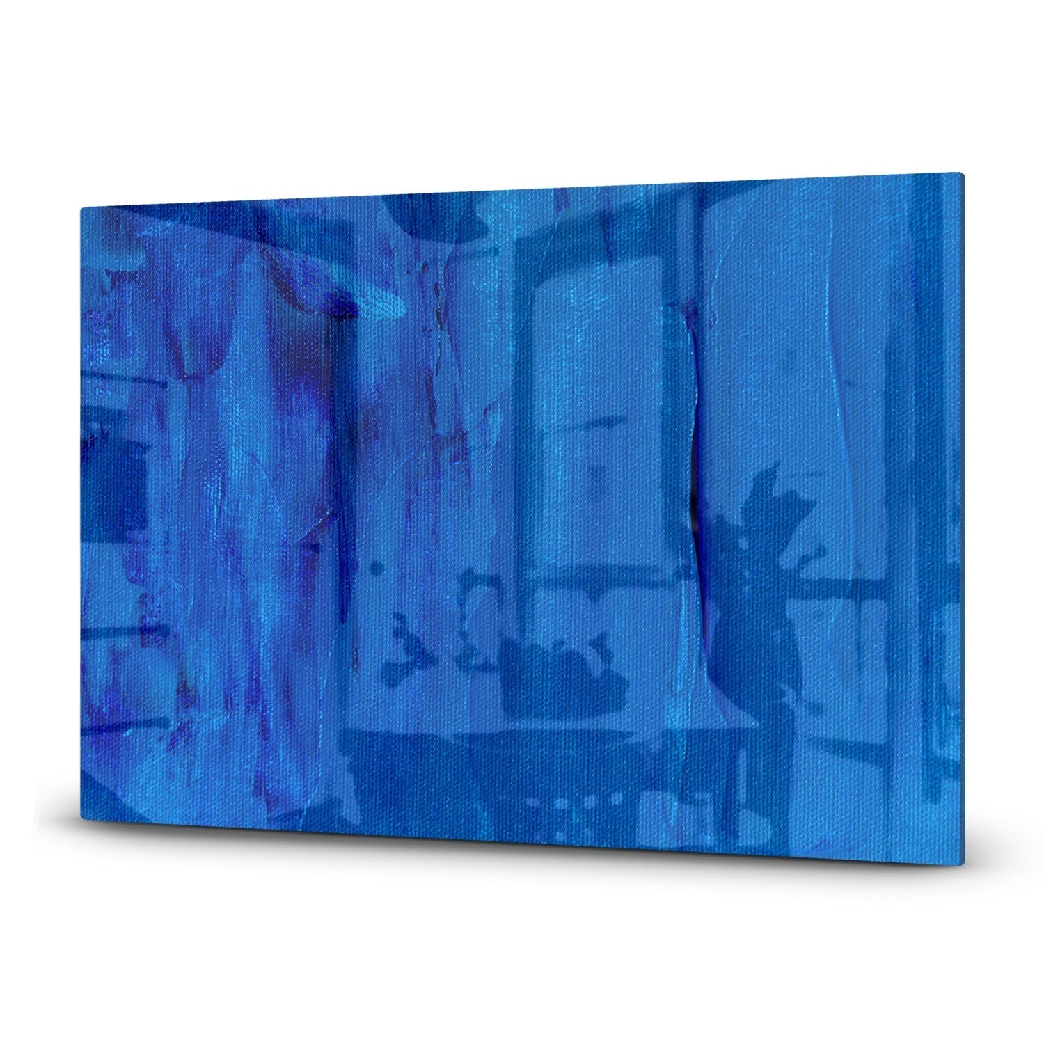 Inductiebeschermer - Gehard Glas - Blauw Abstractie