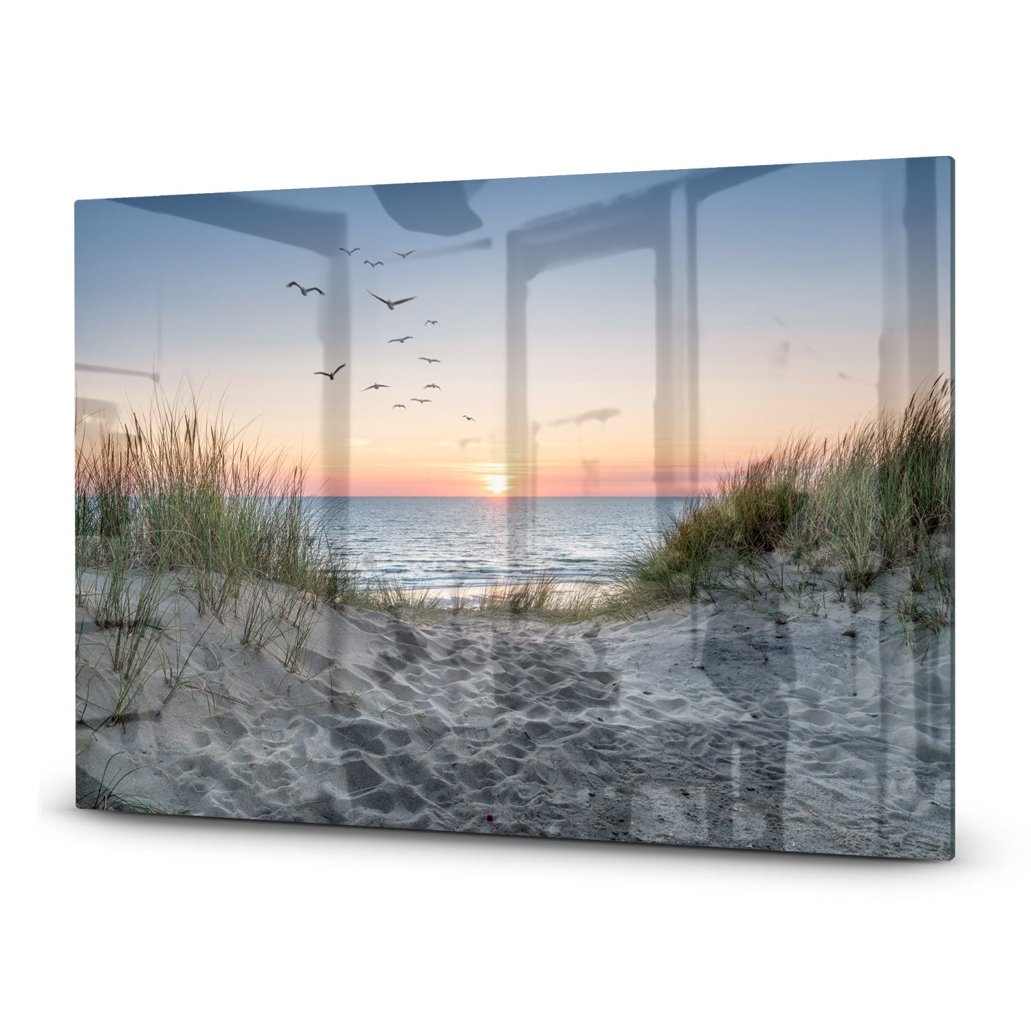 Inductiebeschermer - Gehard Glas - Duinen bij Zonsondergang