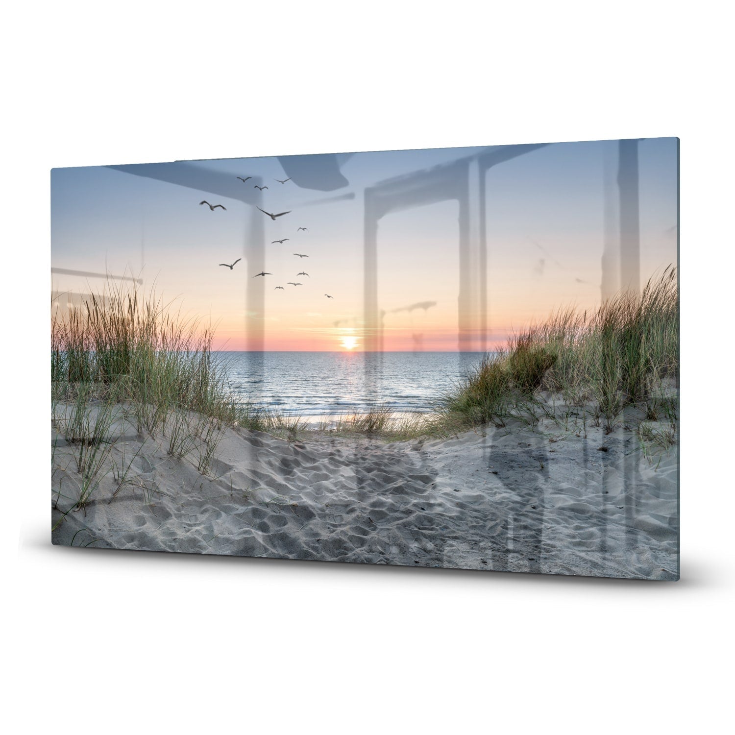 Inductiebeschermer - Gehard Glas - Duinen bij Zonsondergang