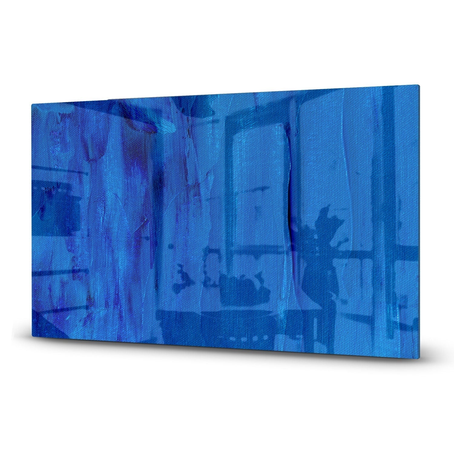 Inductiebeschermer - Gehard Glas - Blauw Abstractie