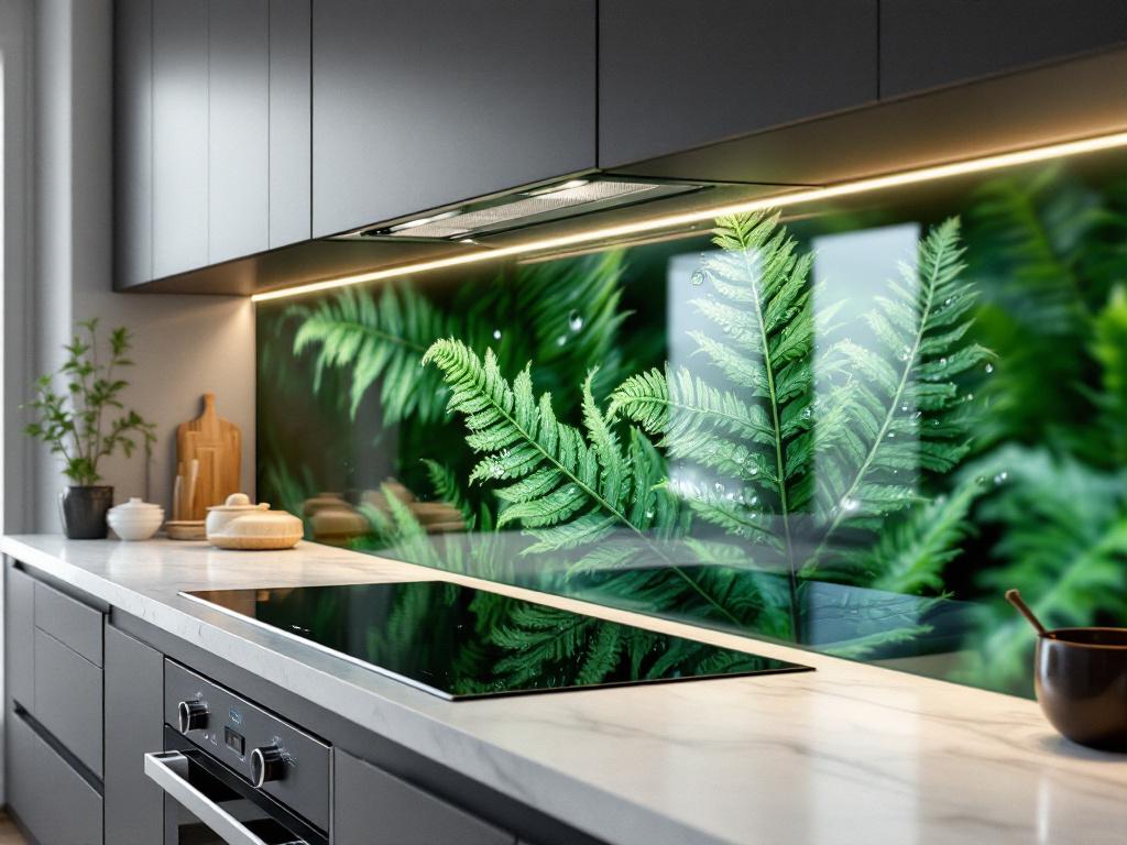 Glazen keuken achterwand op maat