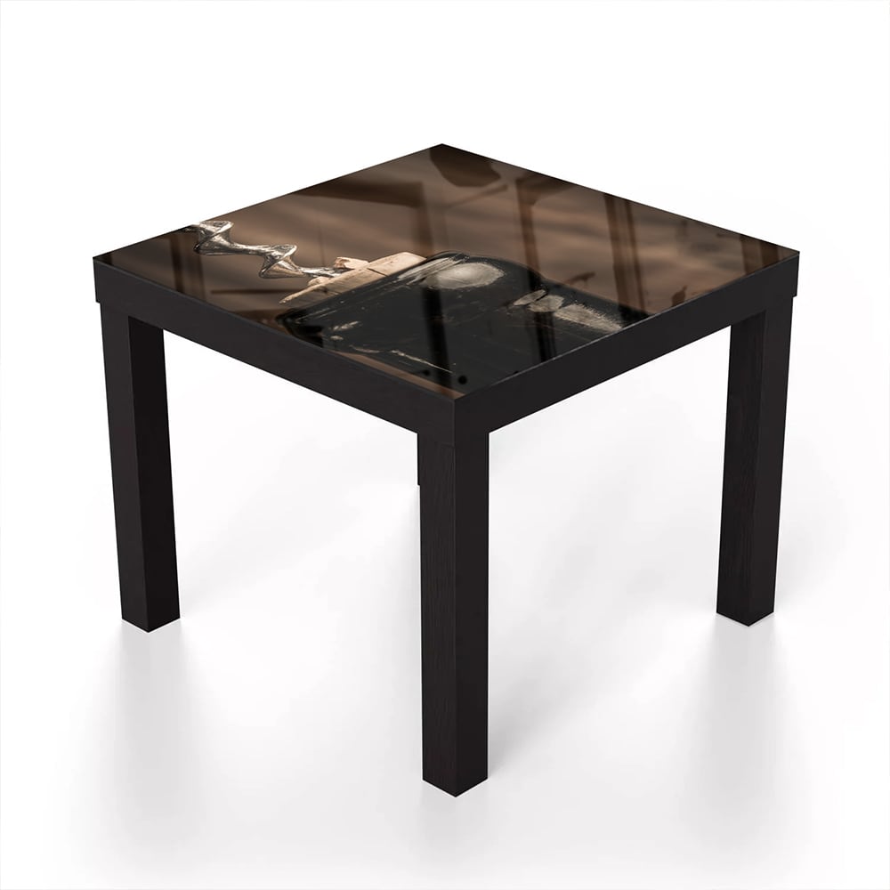 Salontafel 55x55 - Gehard Glas - Wijnfles Openen