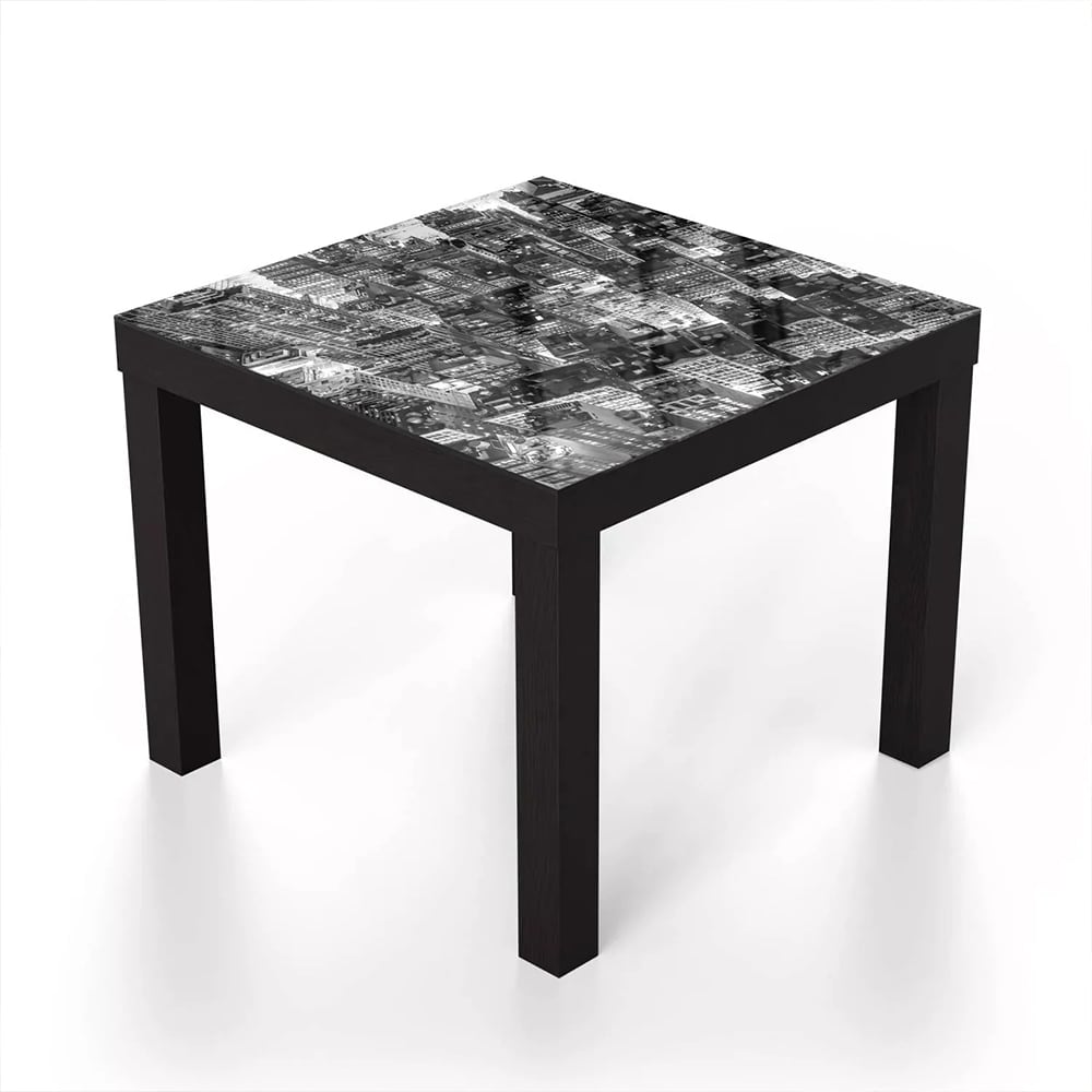 Salontafel 55x55 - Gehard Glas - New York City Nachtzicht