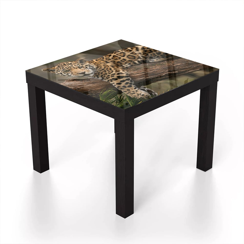 Salontafel 55x55 - Gehard Glas - Jaguar in de Boom