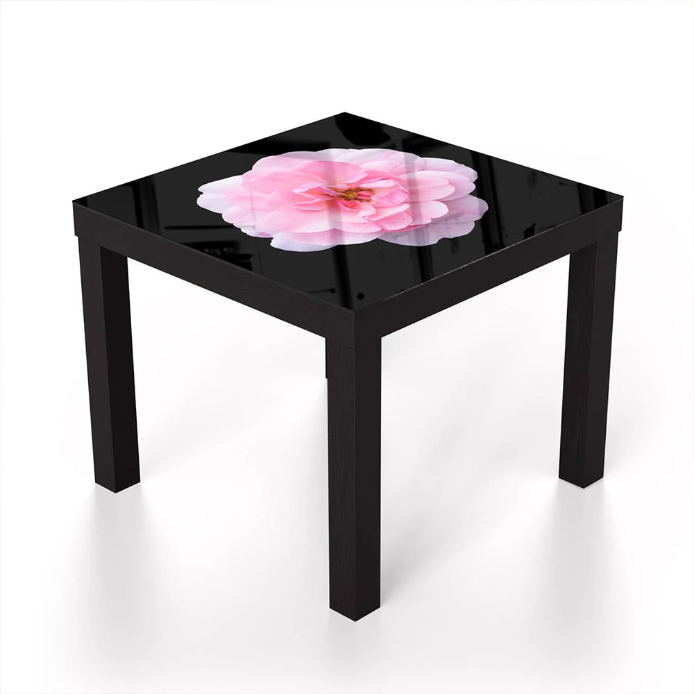 Salontafel 55x55 - Gehard Glas - Lichtroze Floribunda