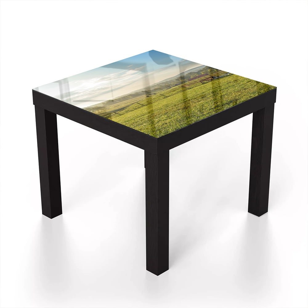 Salontafel 55x55 - Gehard Glas - Veld Bij Smith Mountain